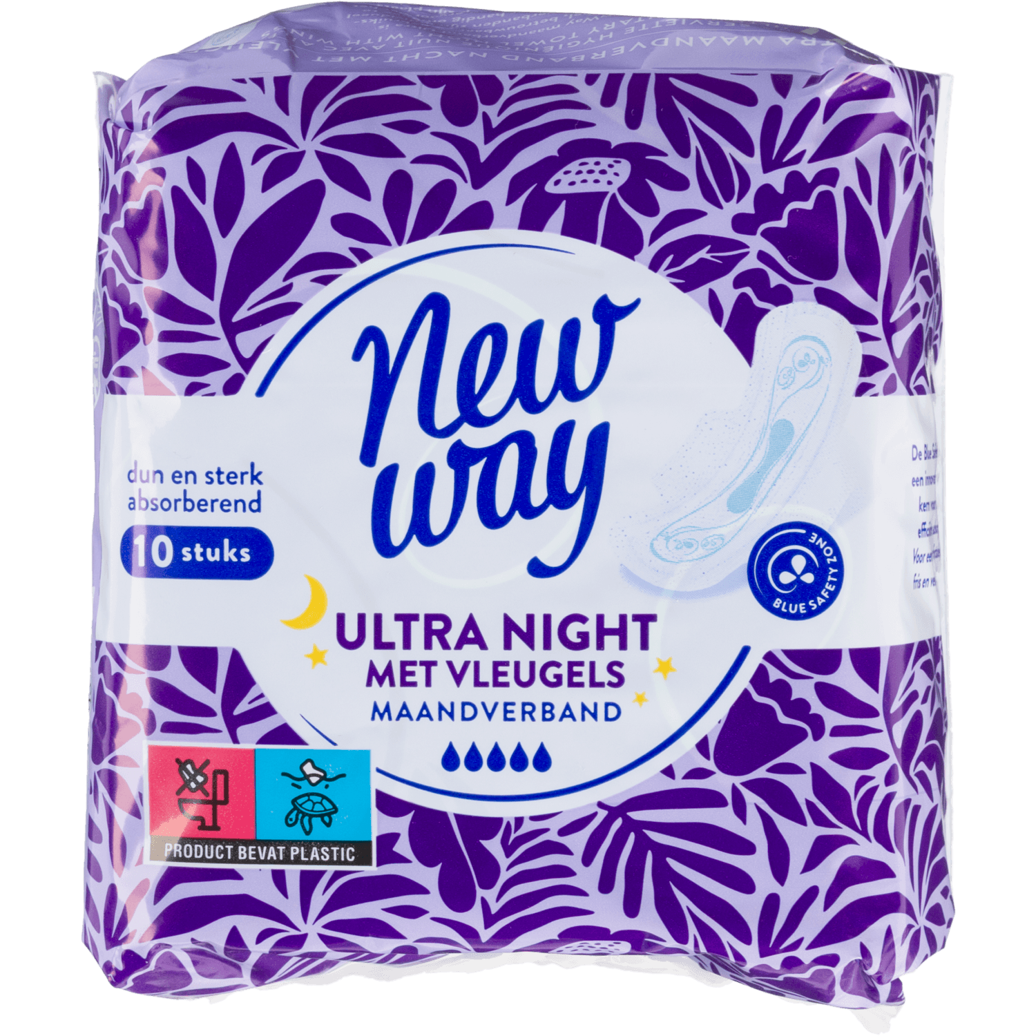 New Way Maandverband ultra nacht met vleugels
