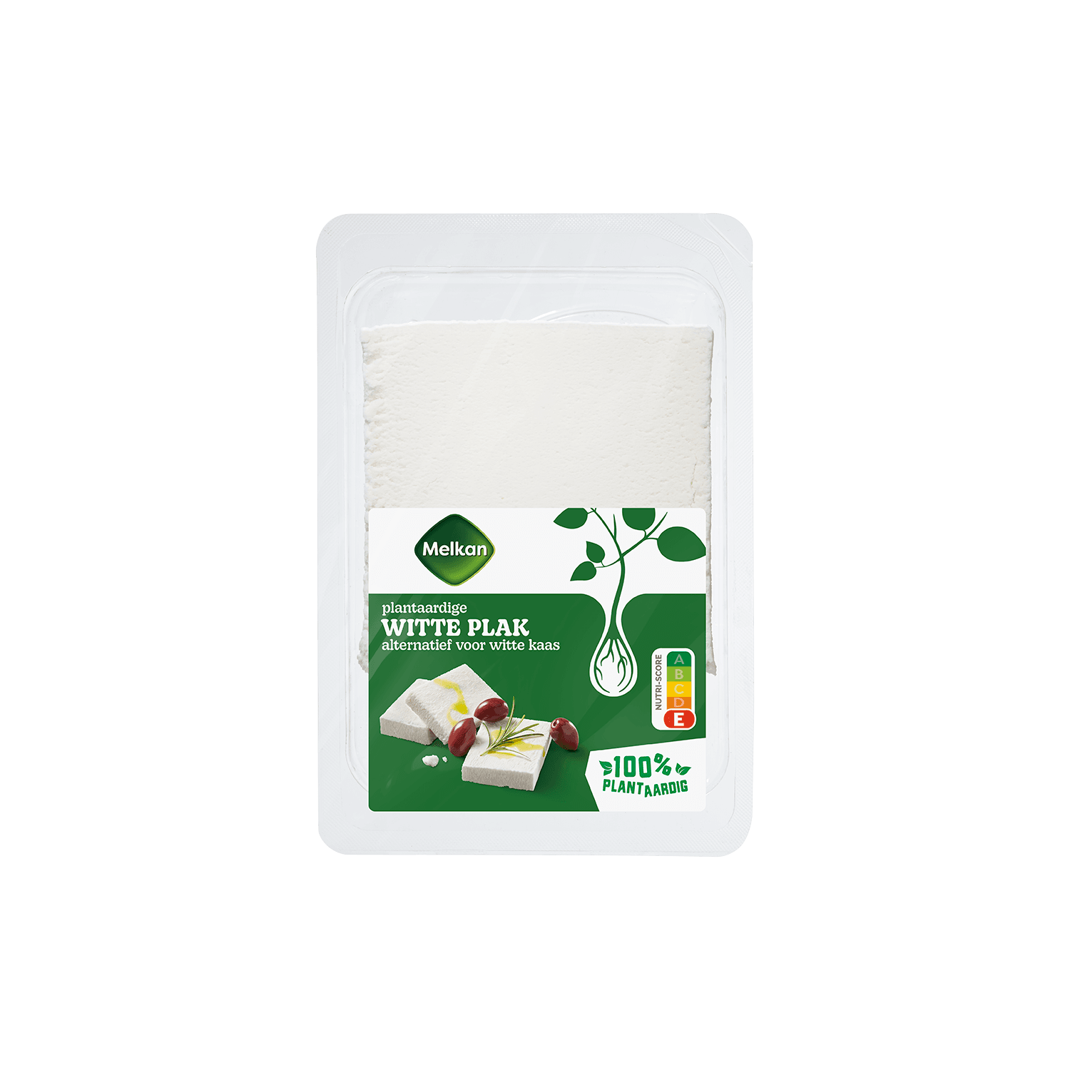 Melkan Plantaardige plak wit