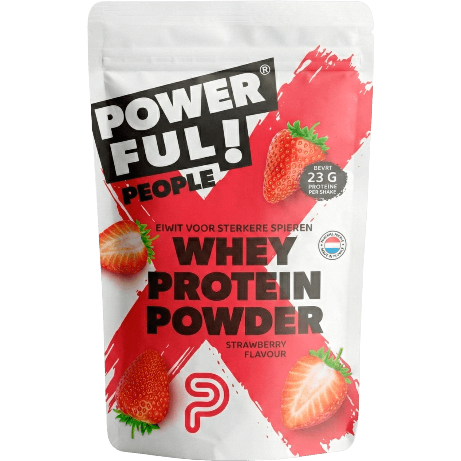 POWERFUL! PEOPLE Protein shake aardbei