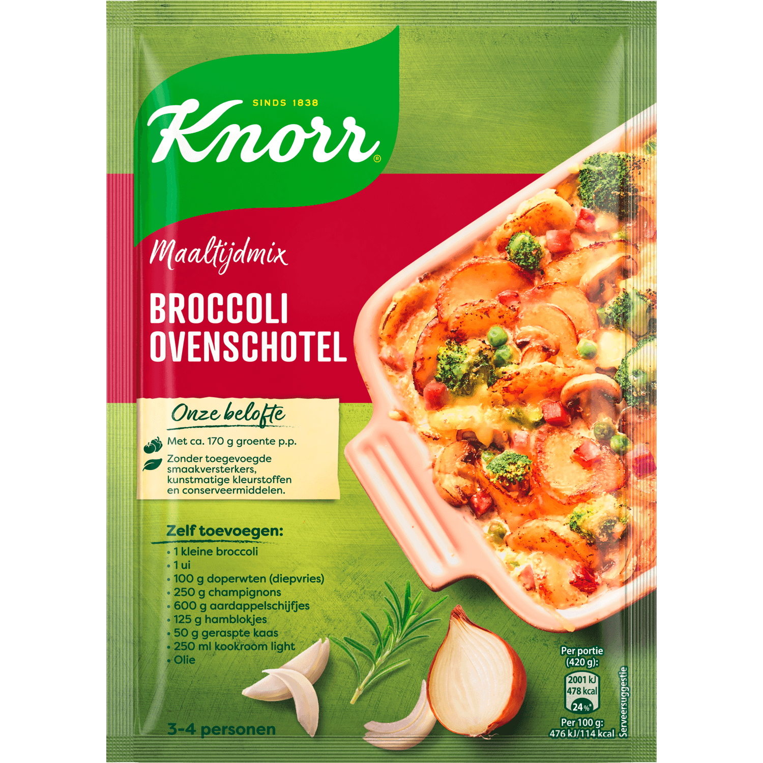 Knorr Mix voor ovenschotel broccoli