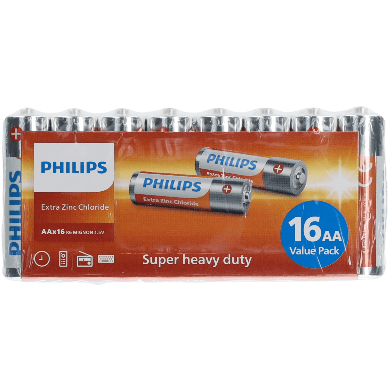 Philips Longlife batterijen aa