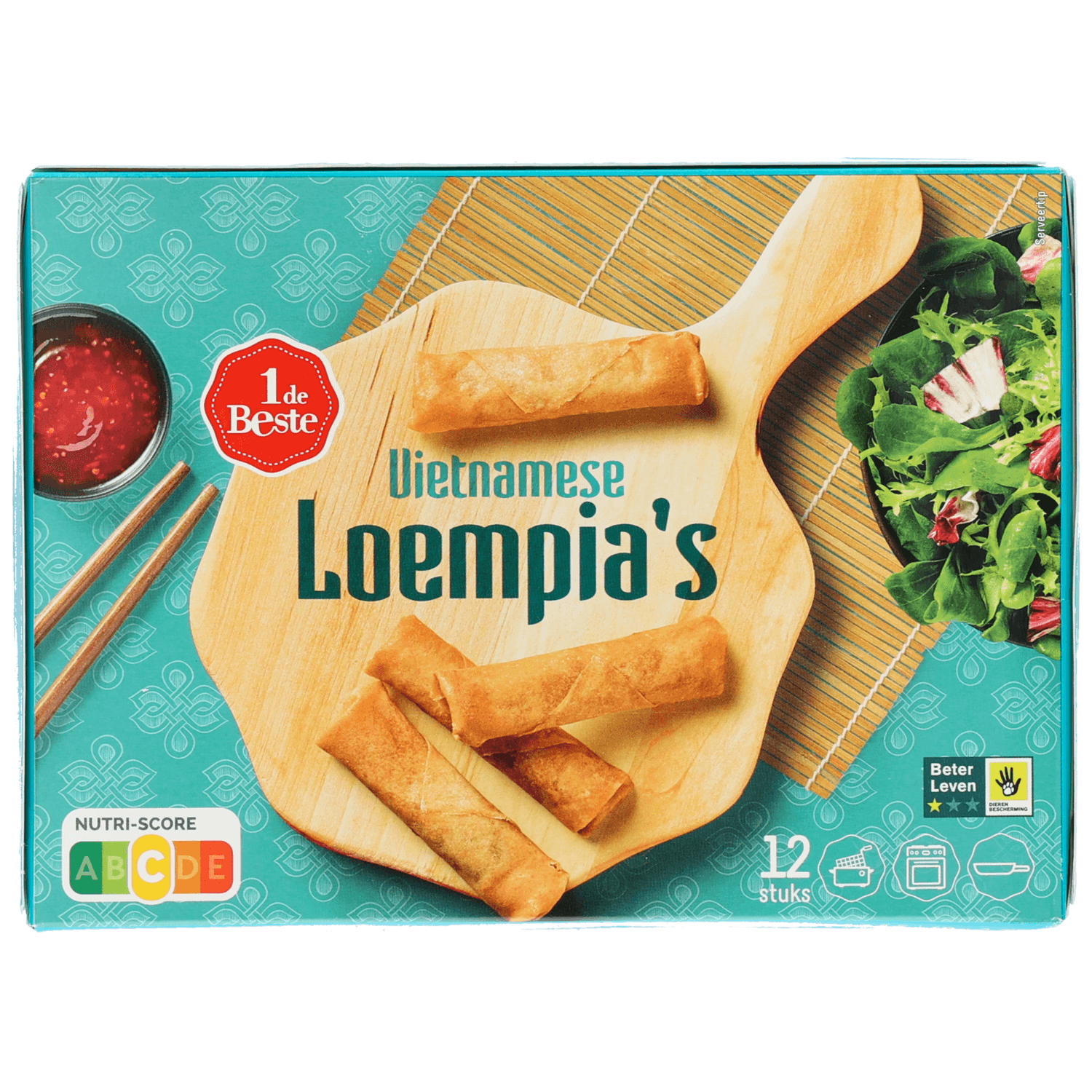 1 De Beste Vietnamese loempia kip 12 st.