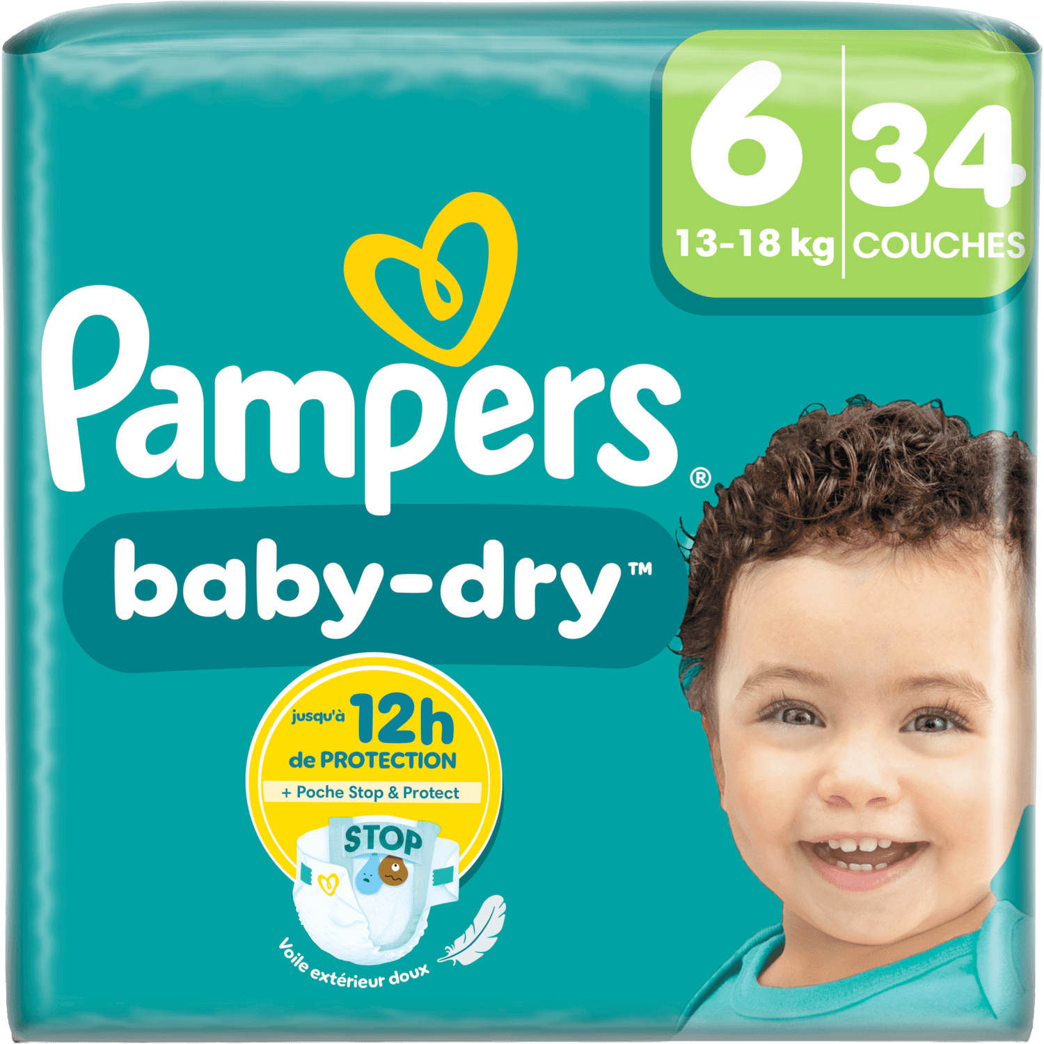Pampers Baby dry maat 6 valuepack