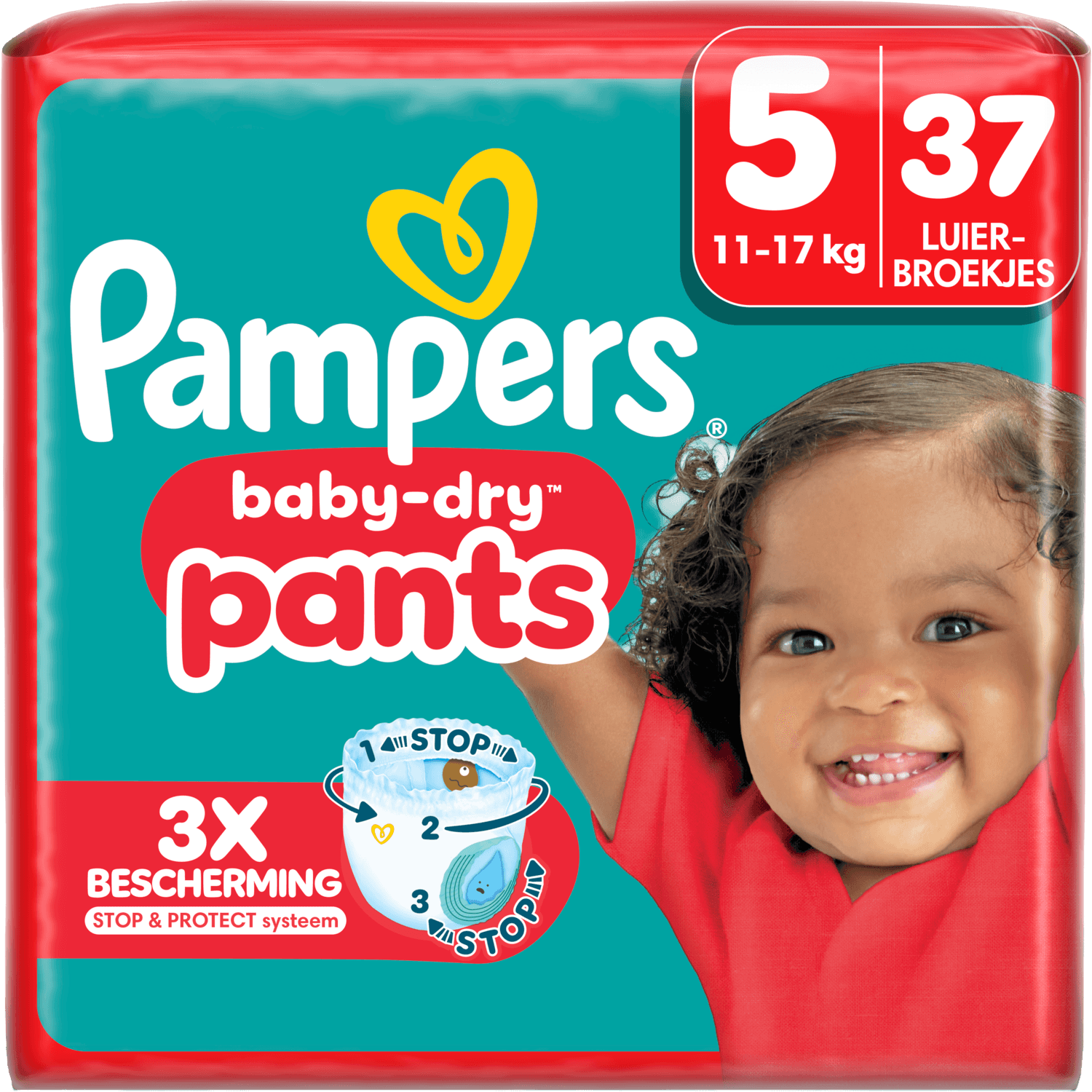 Pampers Baby dry pants maat 5 valuepack