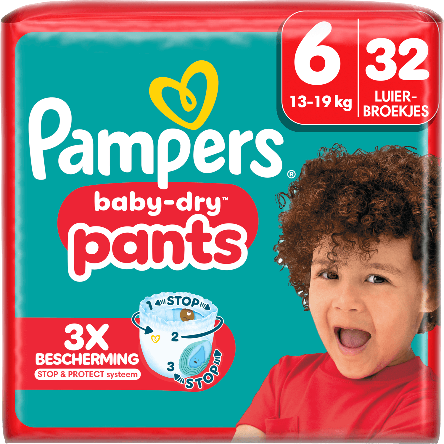 Pampers Baby dry pants maat 6 valuepack