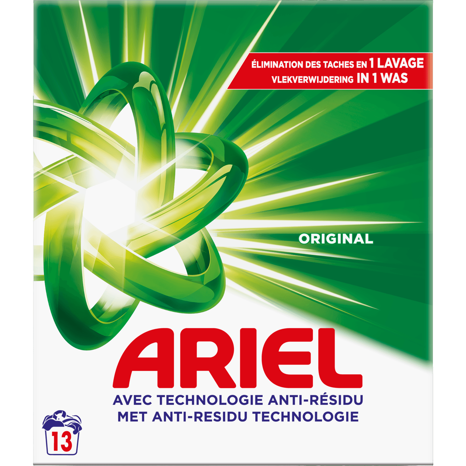 Ariel Wasmiddel poeder original 13 wasbeurten