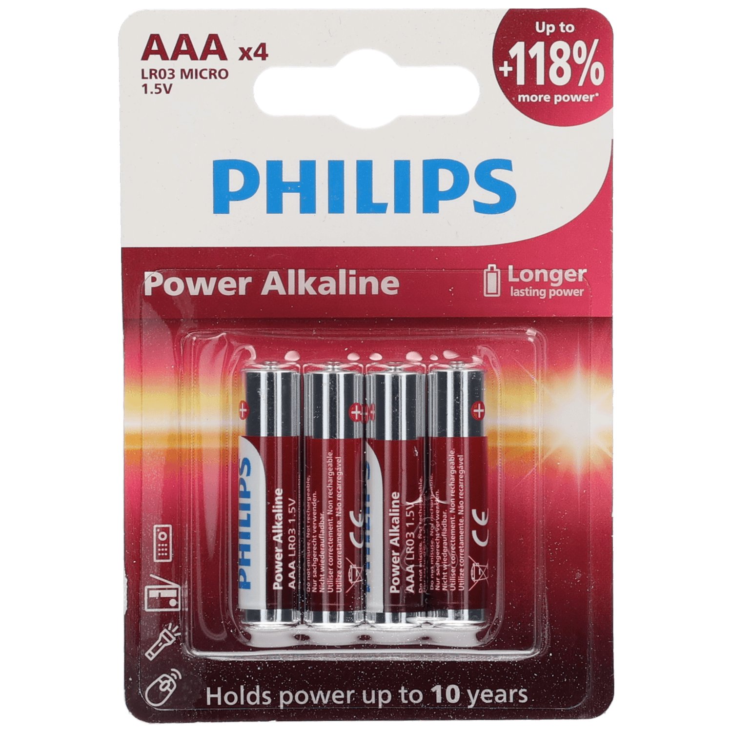 Philips Power alkaline batterijen AAA
