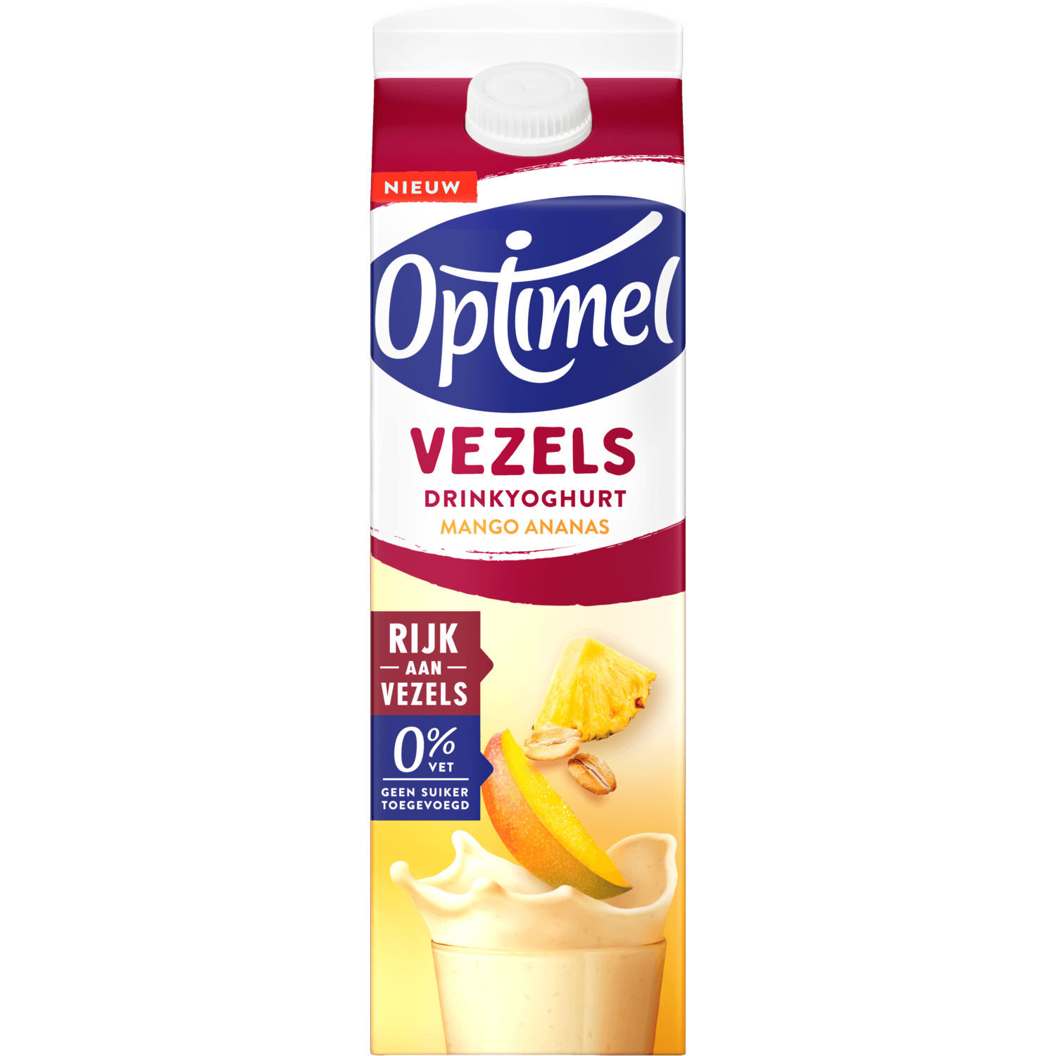 Optimel Drinkyoghurt vezels mango ananas