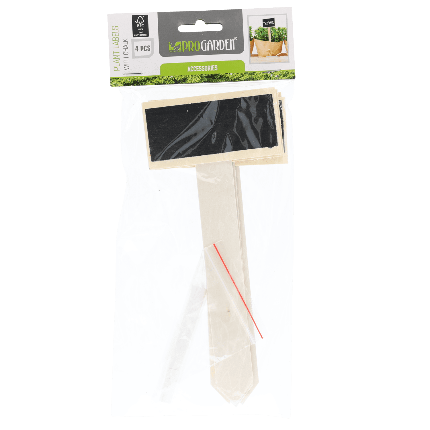 Plantenlabel 21cm 4-delig