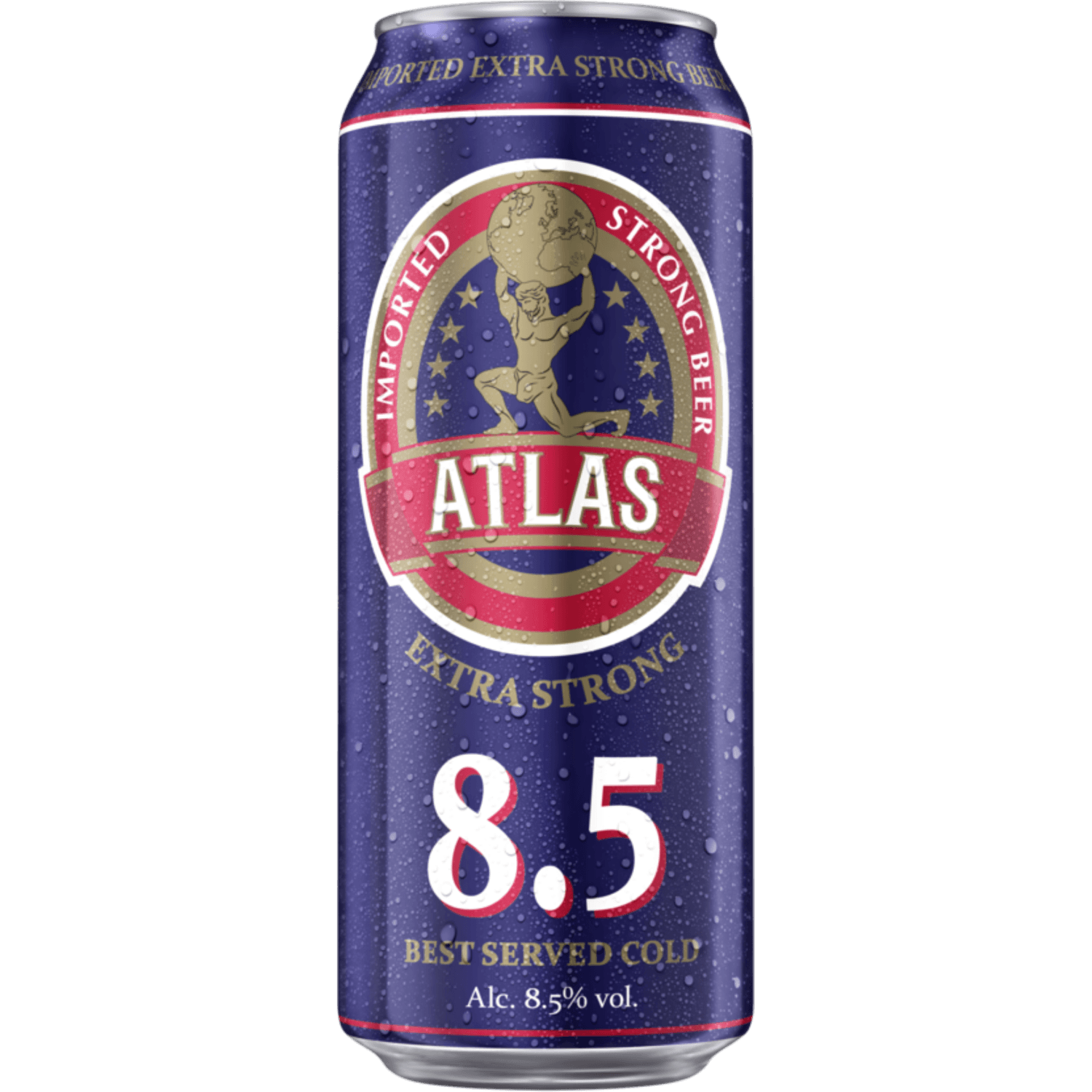 Atlas 8.5 extra strong beer