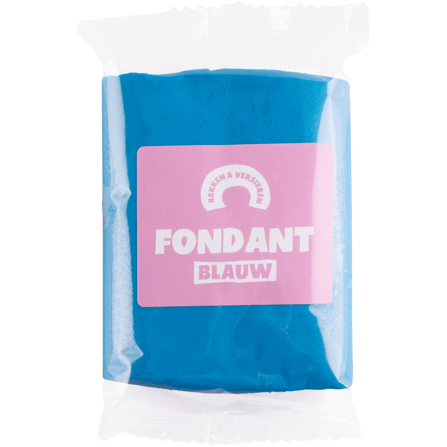 Bakken en versieren Rolfondant blauw