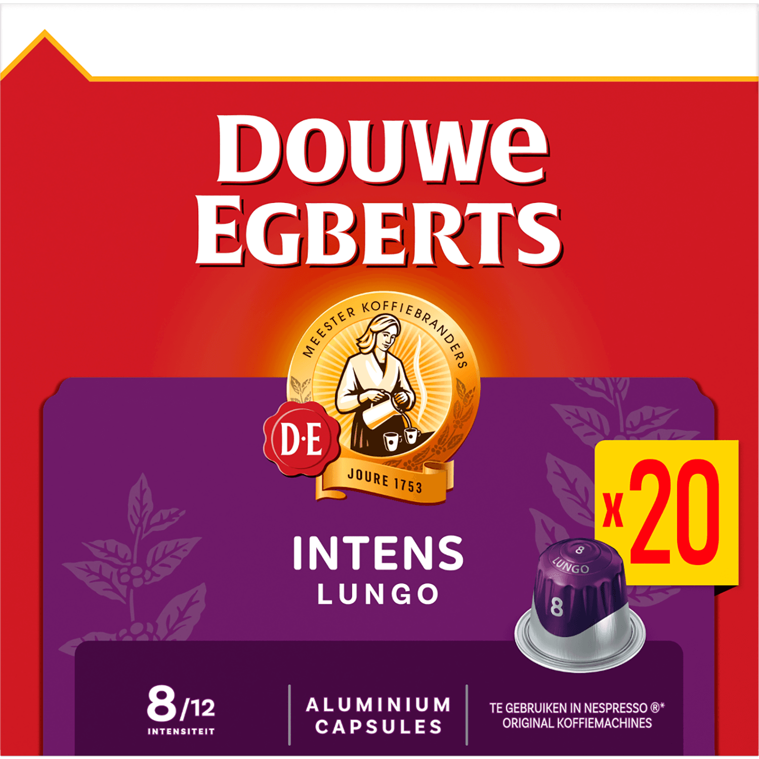 Douwe Egberts Lungo Intens koffiecups voordeelpak