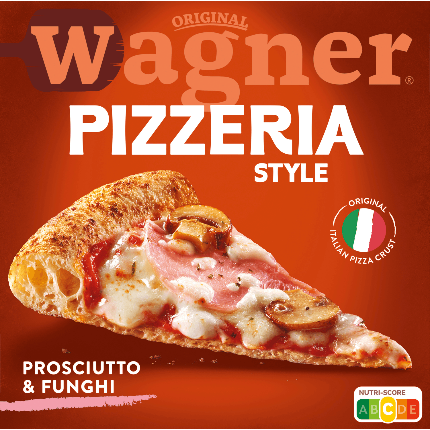 Wagner Pizzeria style prosciutto funghi