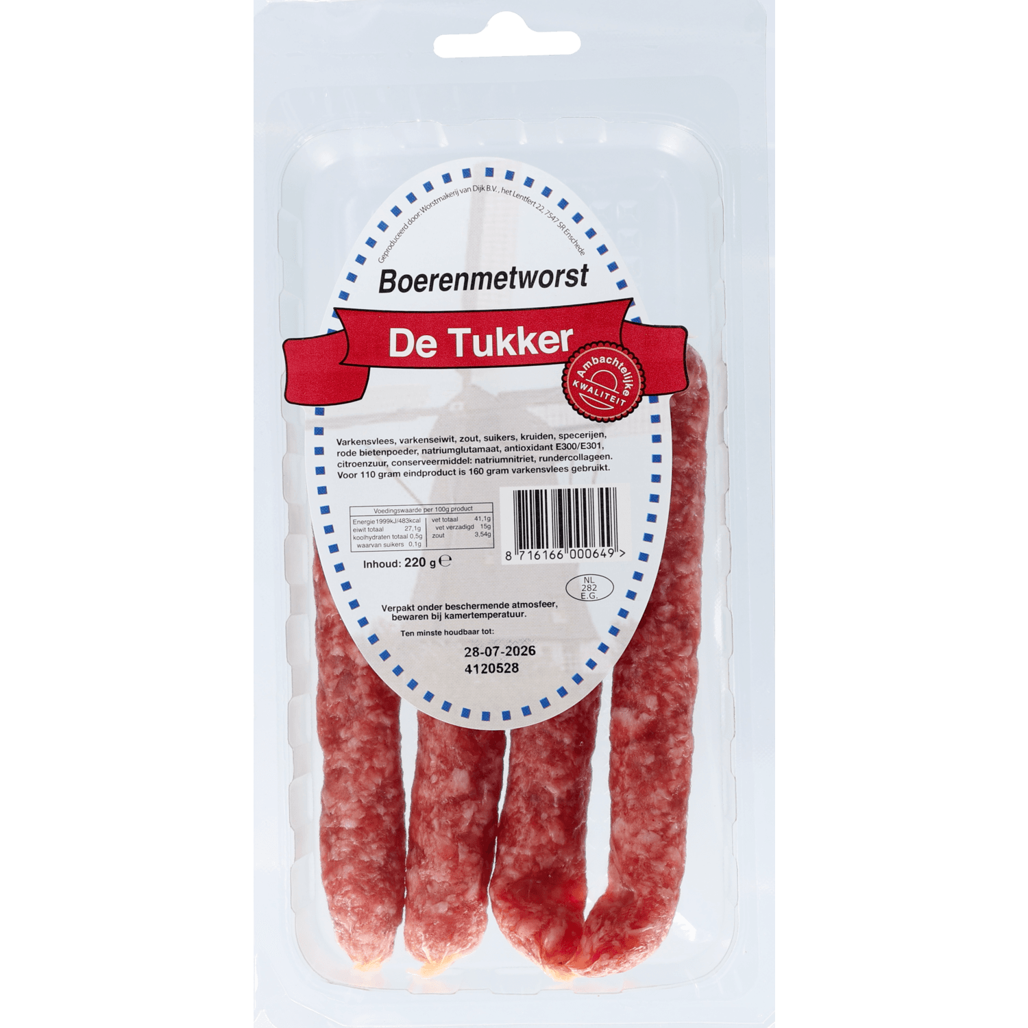 De Tukker Boerenmetworst