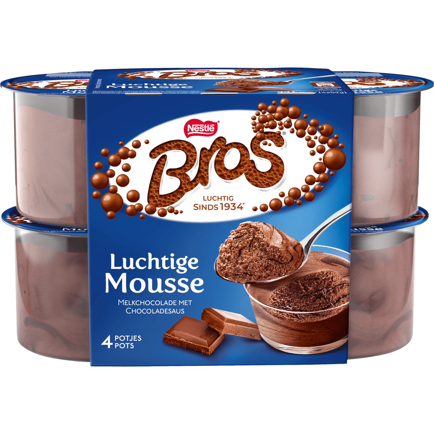 Nestlé Bros melkchocolade mousse