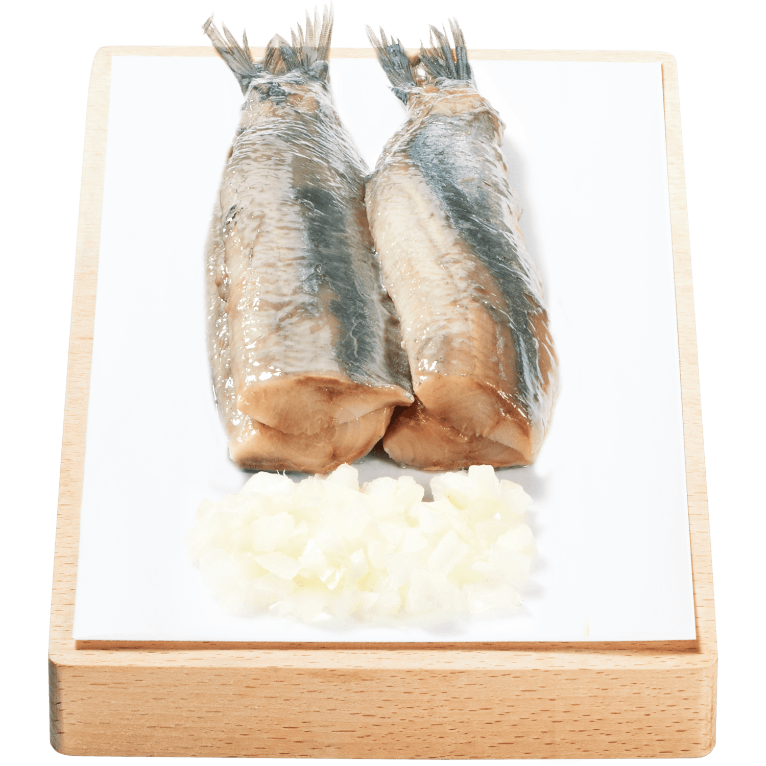 Maatjesharing met ui 2 st.