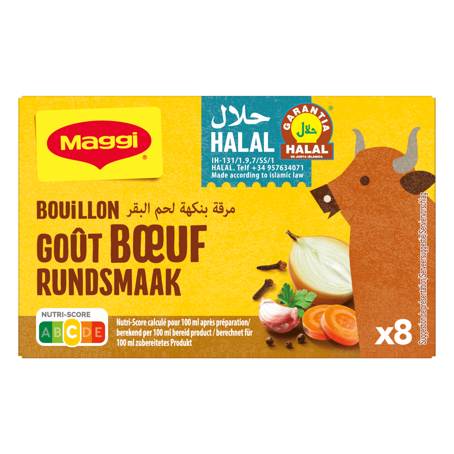 Maggi Bouillonblokjes rund halal