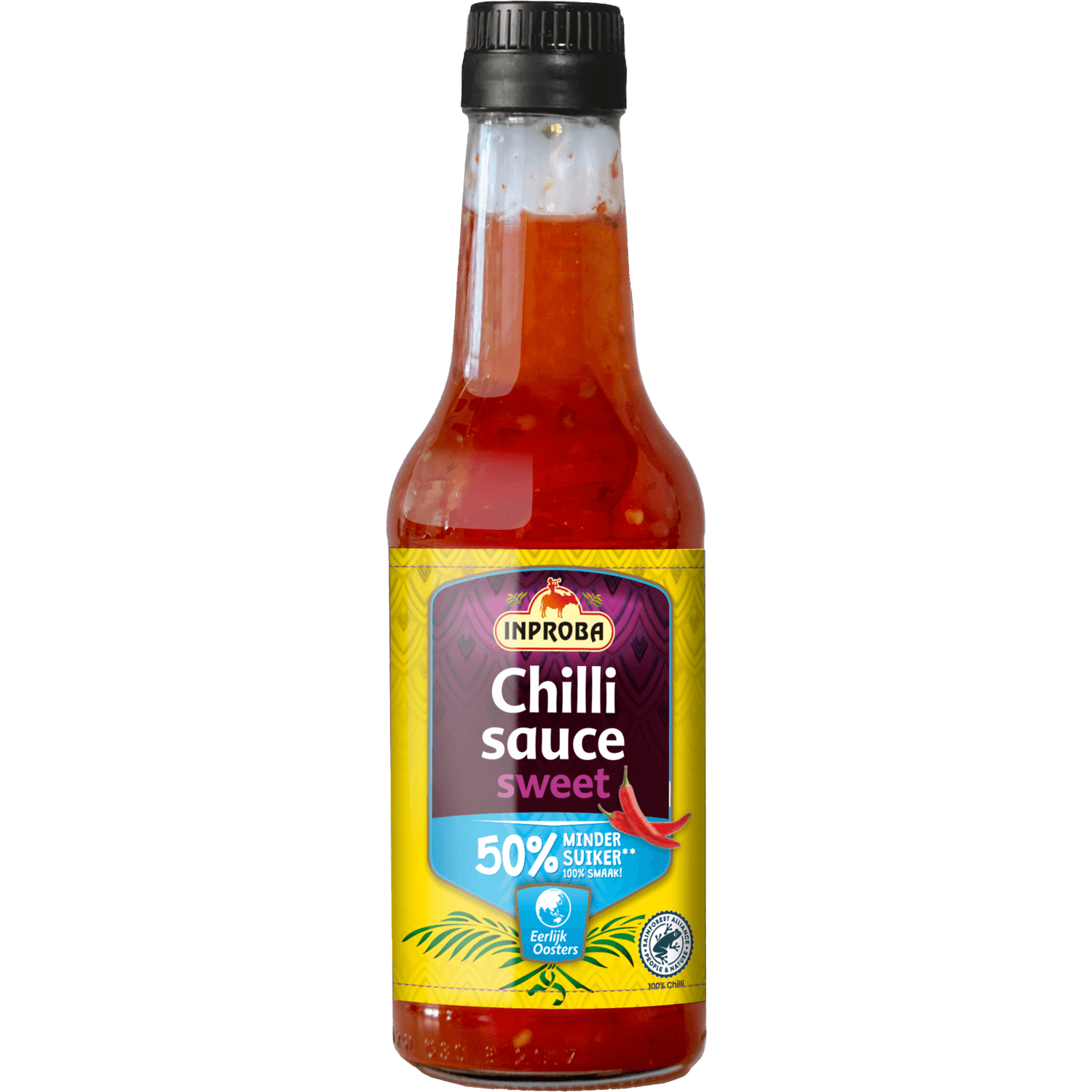 Inproba Chilisaus sweet 50% minder suiker
