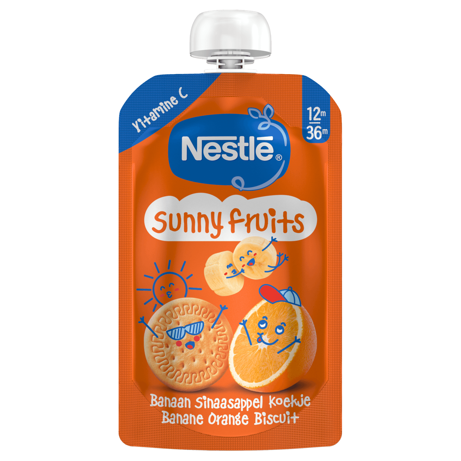Nestlé Sunny fruits knijpfruit