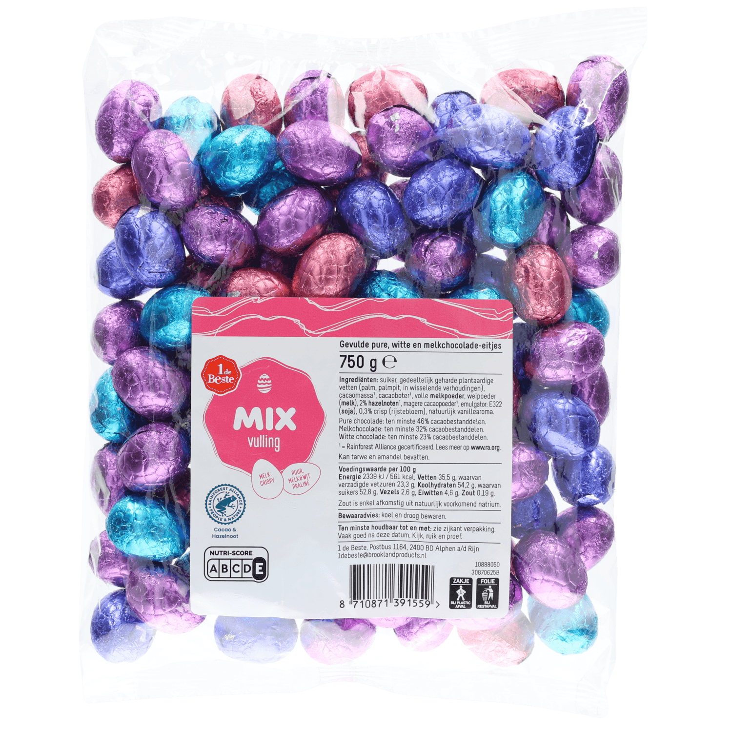 1 De Beste Chocolade eitjes gevuld assorti