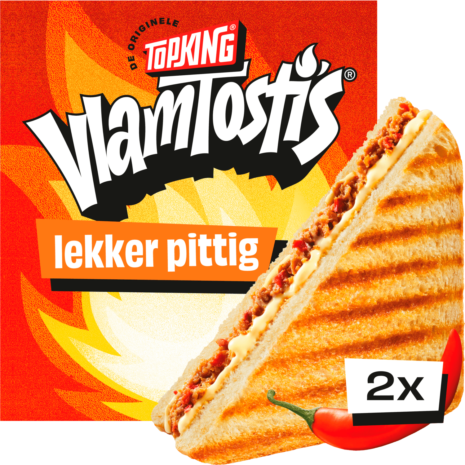 Topking Vlamtosti 2 stuks