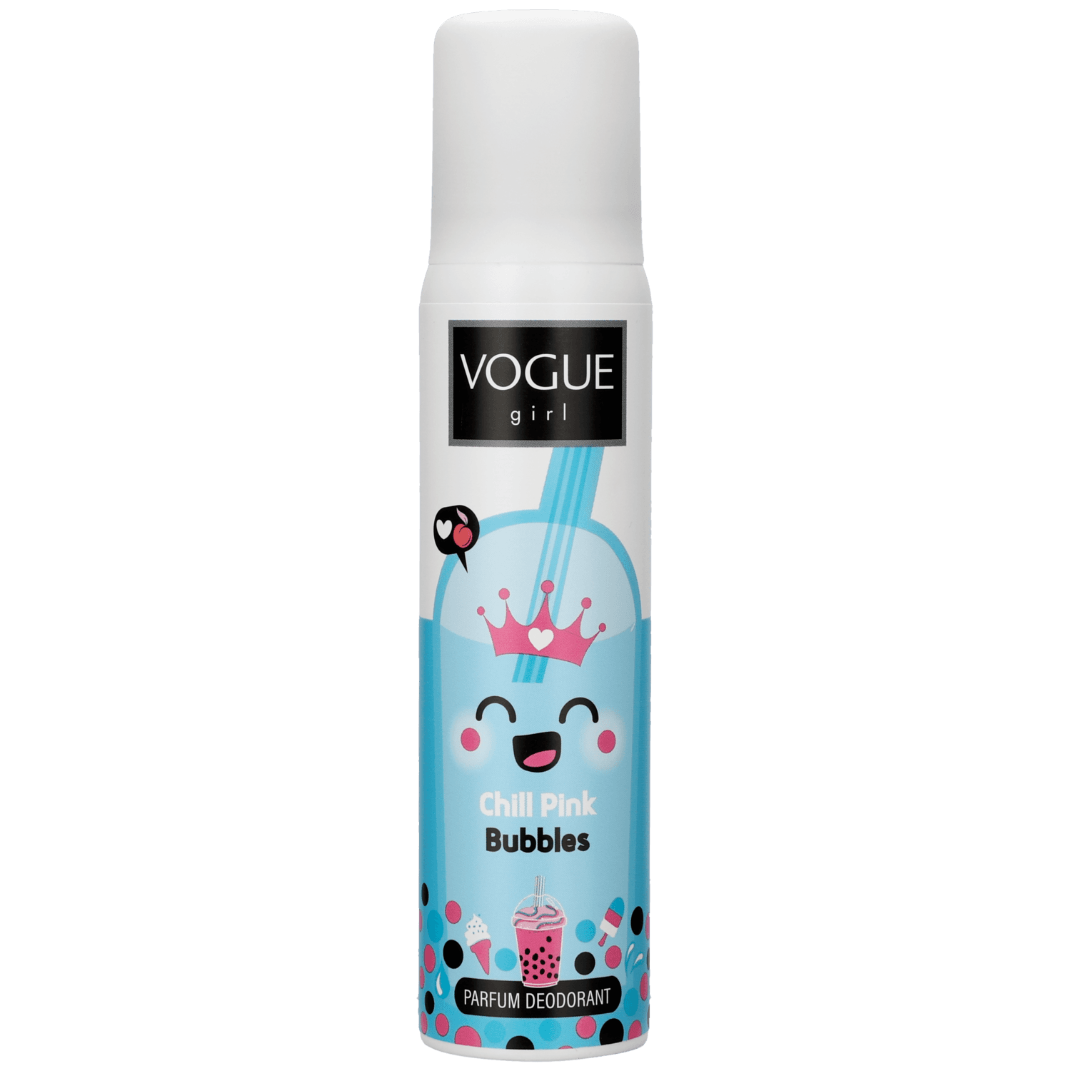 Vogue Deospray girl chill pink bubbles