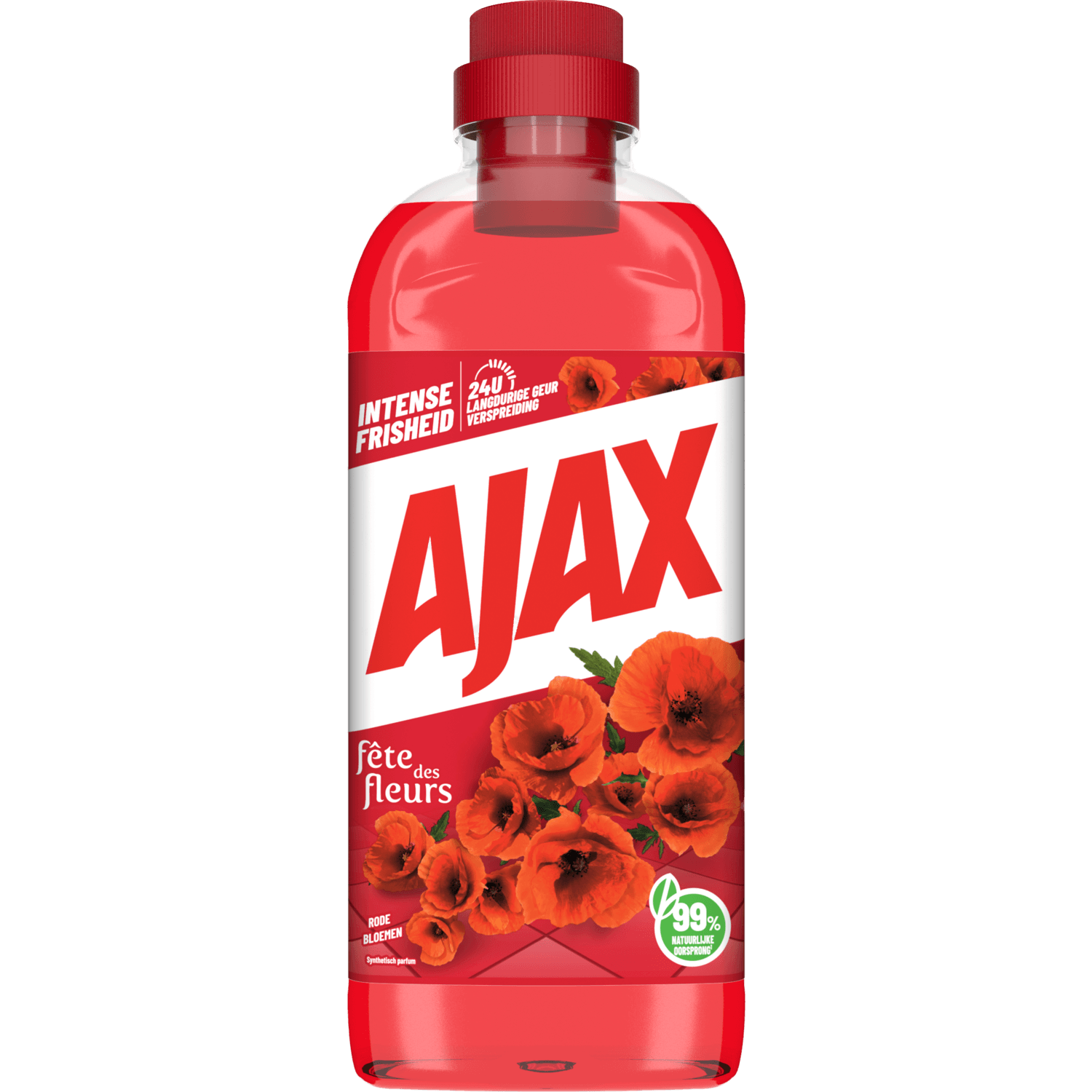 Ajax Allesreiniger rode bloemen
