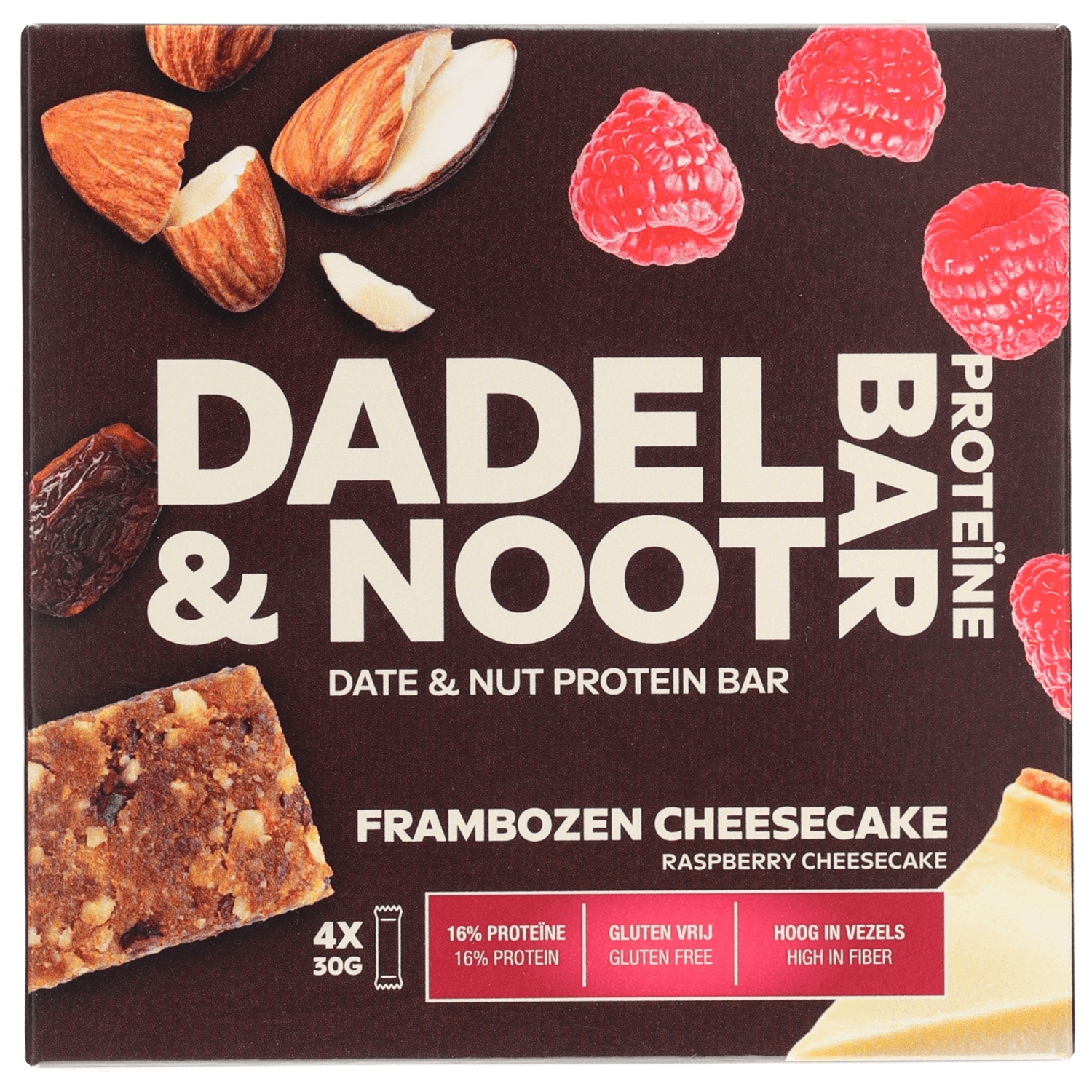 Dadel & Noot Raspberry cheesecake 4 st.