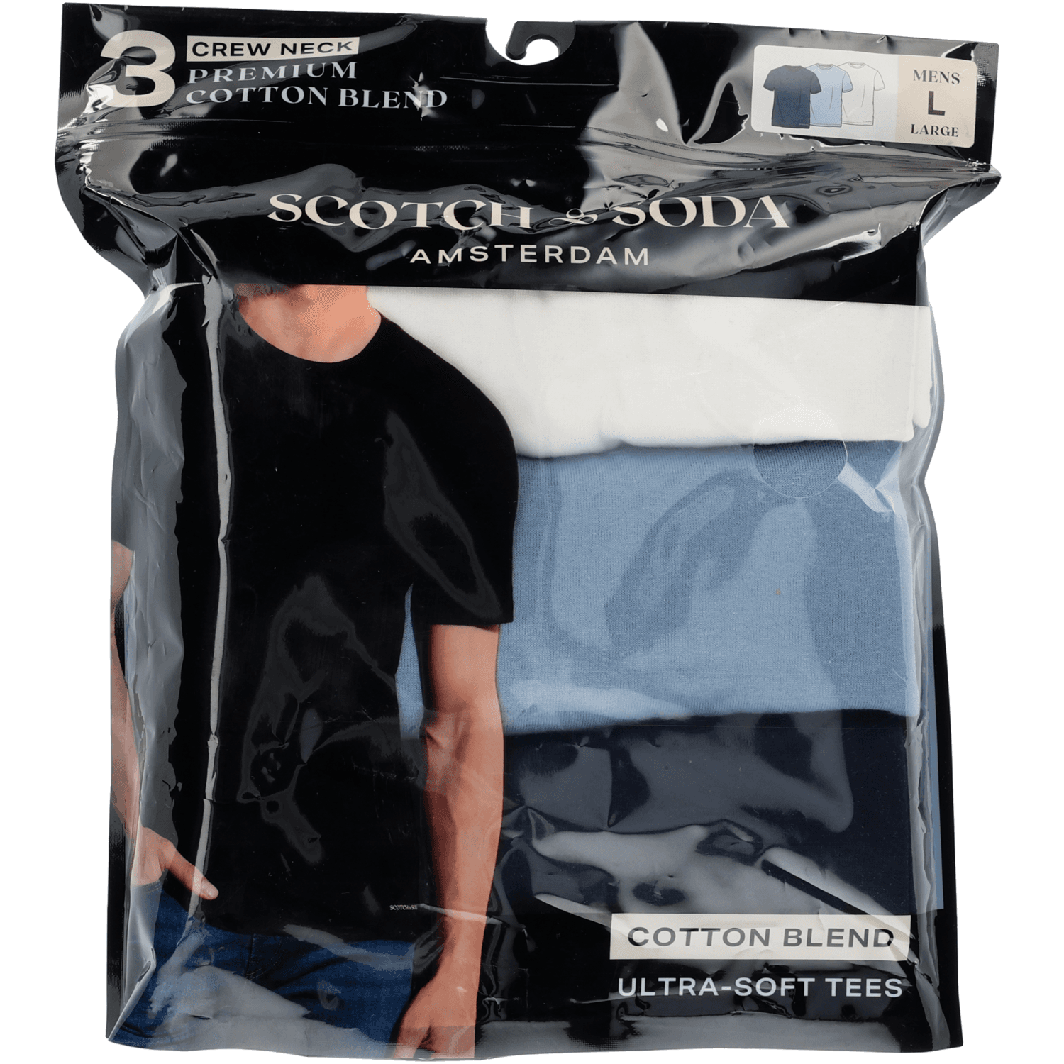 Scotch&soda t-shirts 3-pack maat s-xl