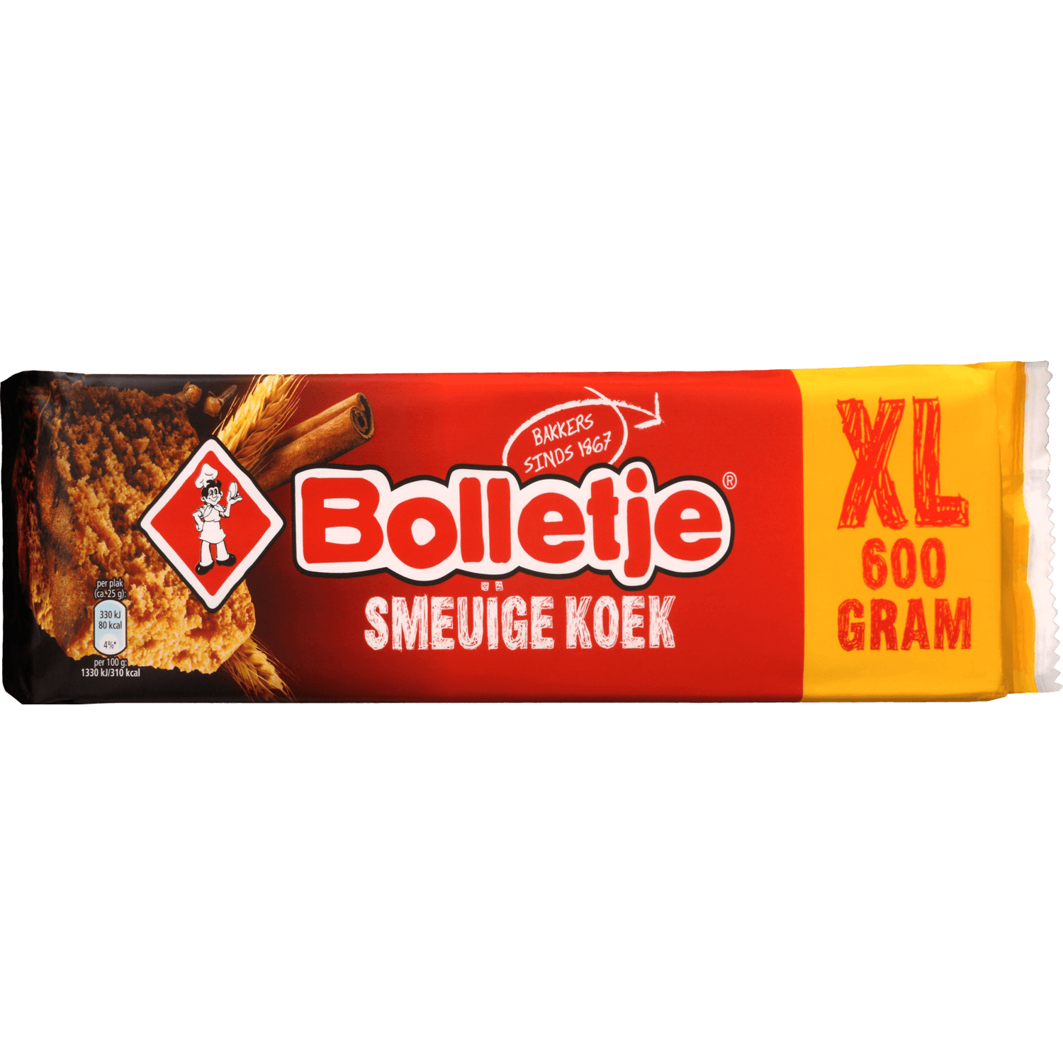 Bolletje Ontbijtkoek naturel ongesneden xl