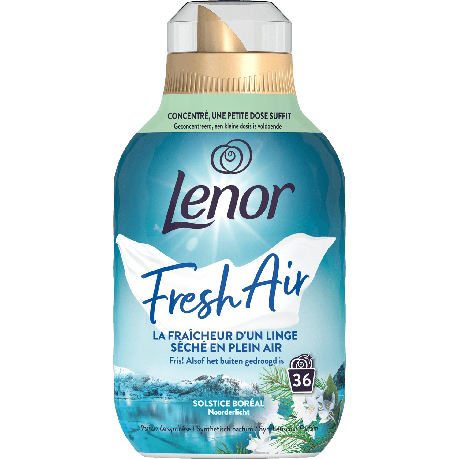 Lenor Wasverzachter fresh air noorderlicht 36wb