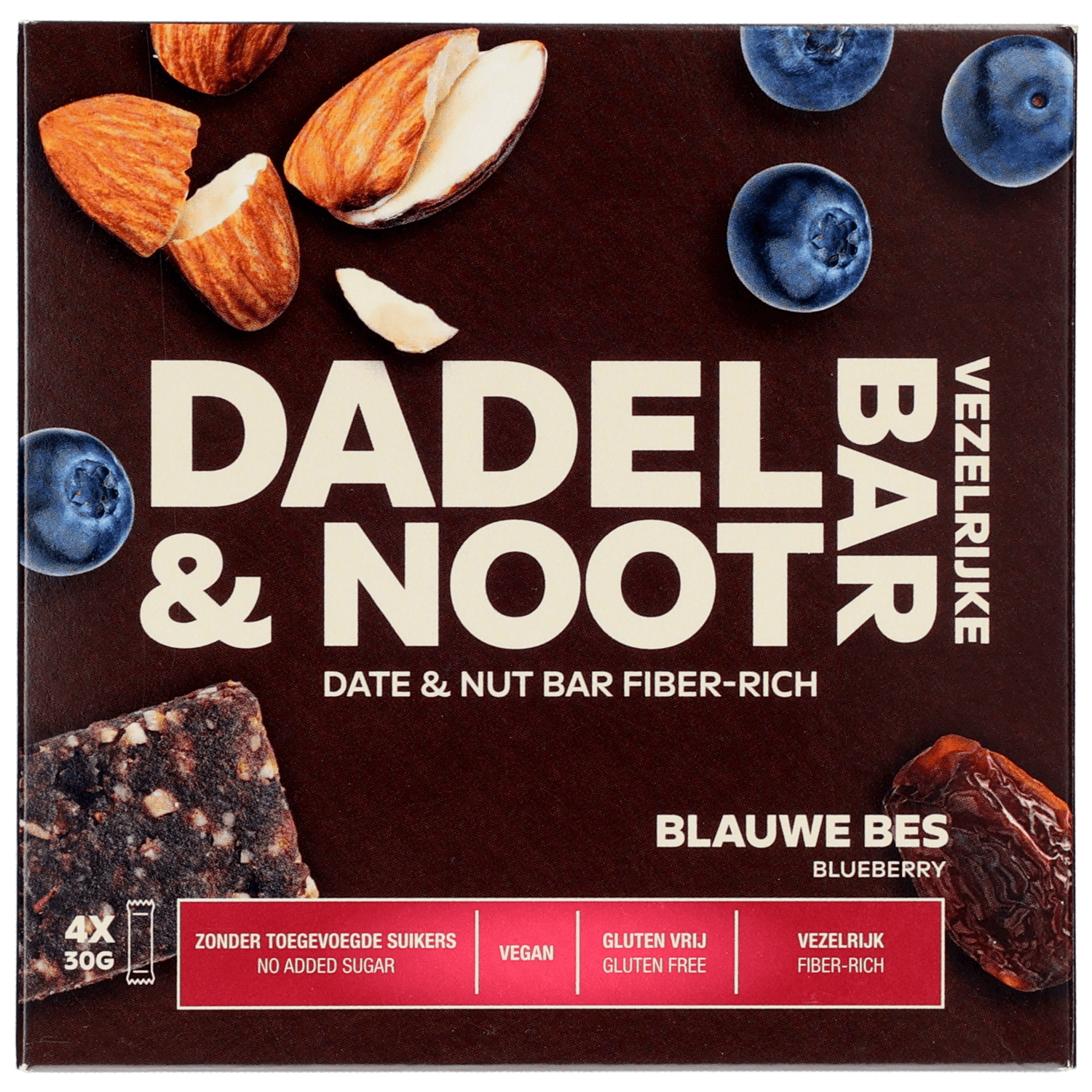 Dadel & Noot Blueberry 4 st.