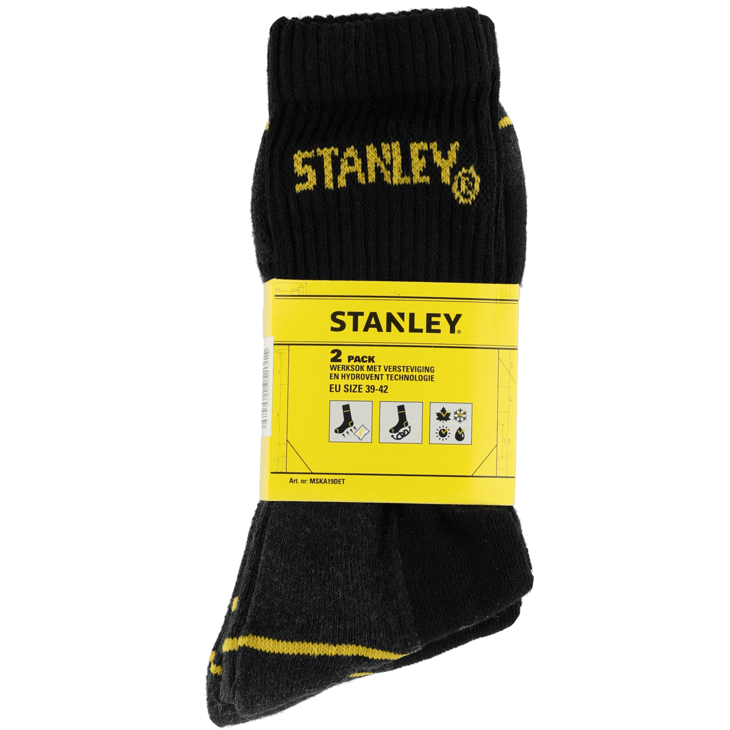 Stanley werksokken 2 st. mt39-46