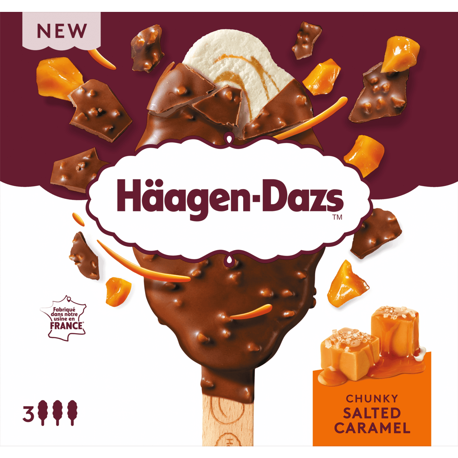 Häagen-Dazs Salted caramel 3 st.