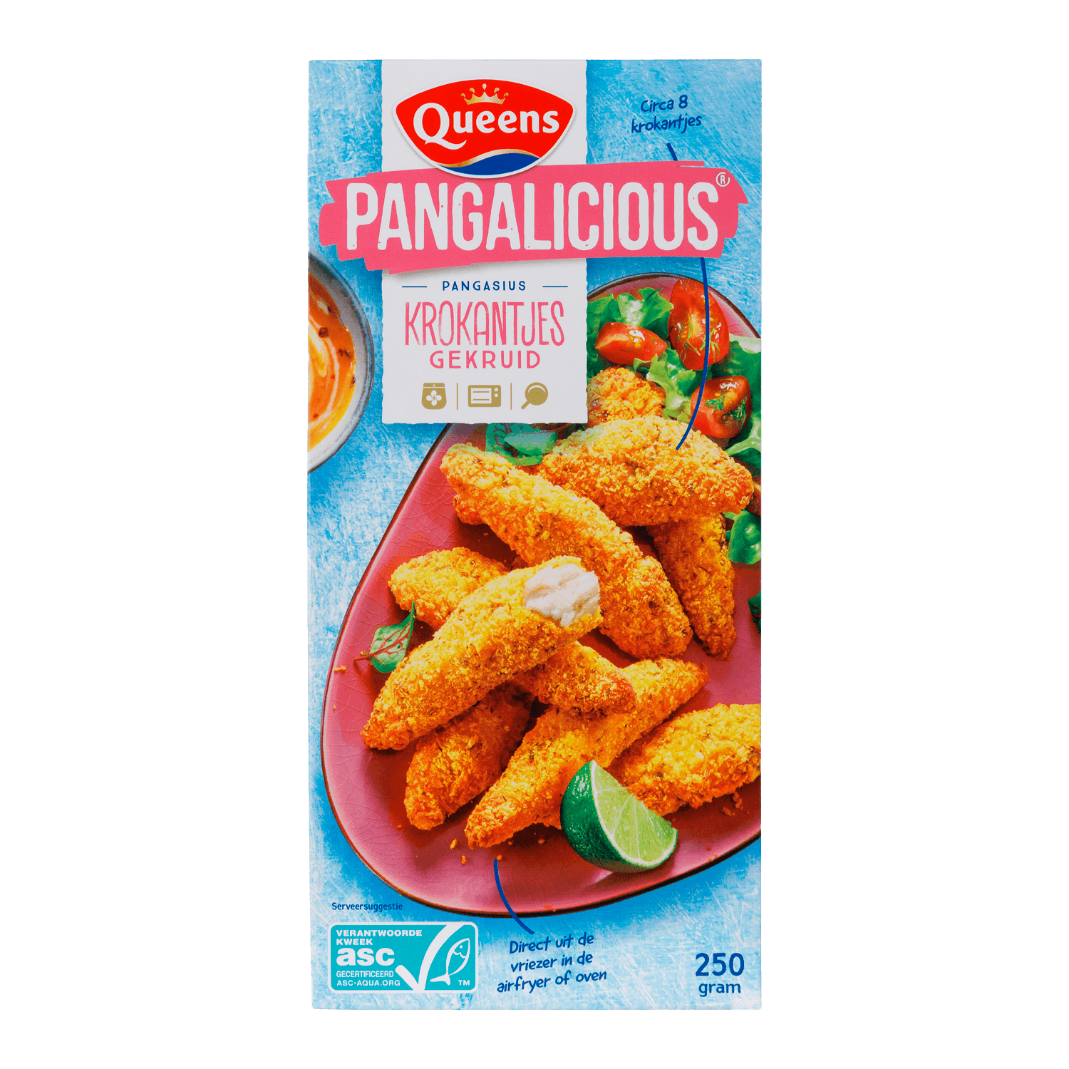 Queens Pangalicious krokantje gekruid 8st.
