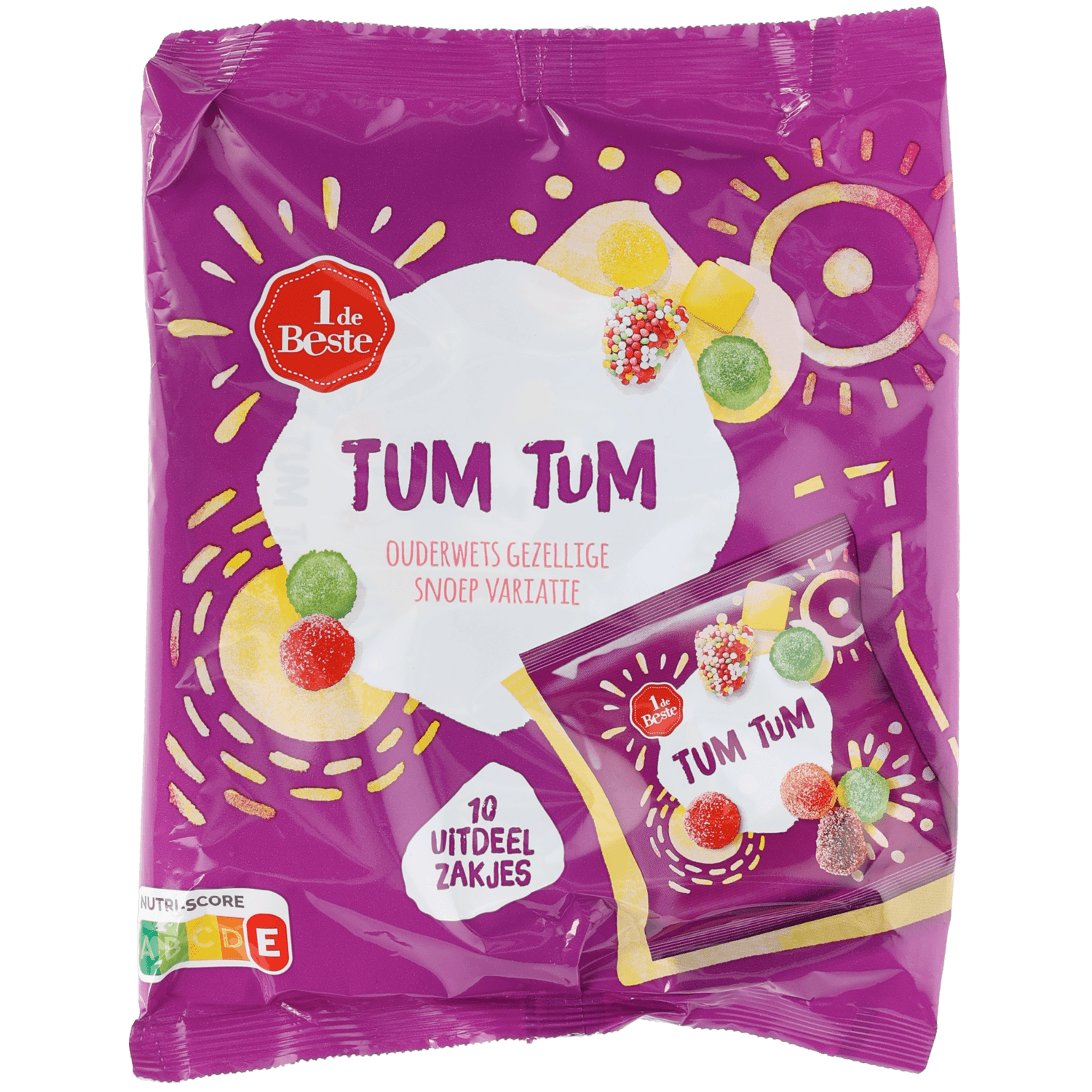 1 De Beste Tumtum uitdeelzak 10 st.