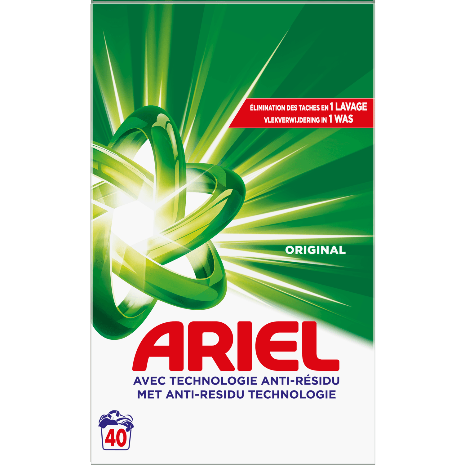 Ariel Wasmiddel poeder 40wb