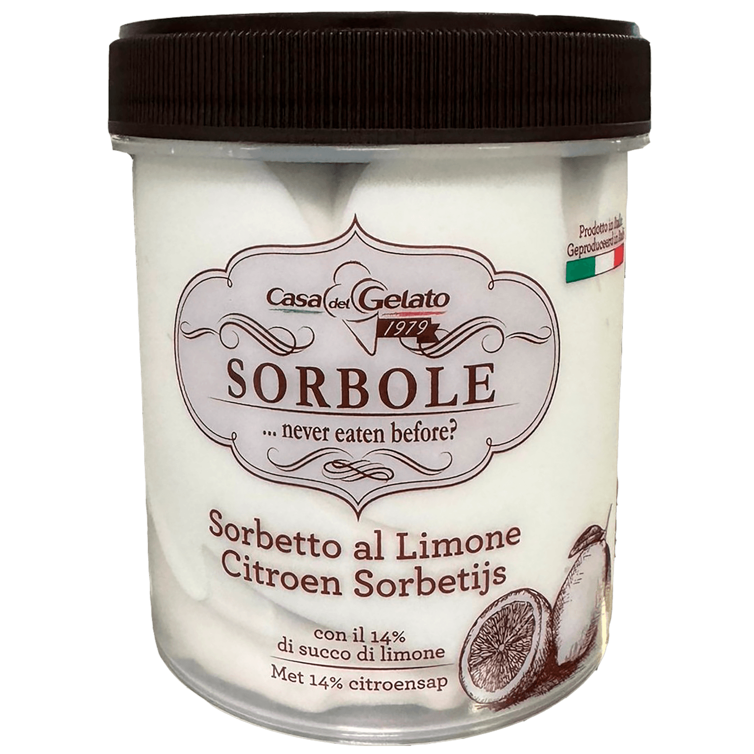 CASA DEL GELATO Sorbetijs citroen