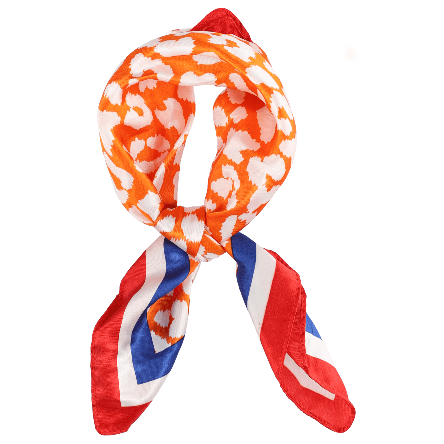 Bandana en scrunchie oranje