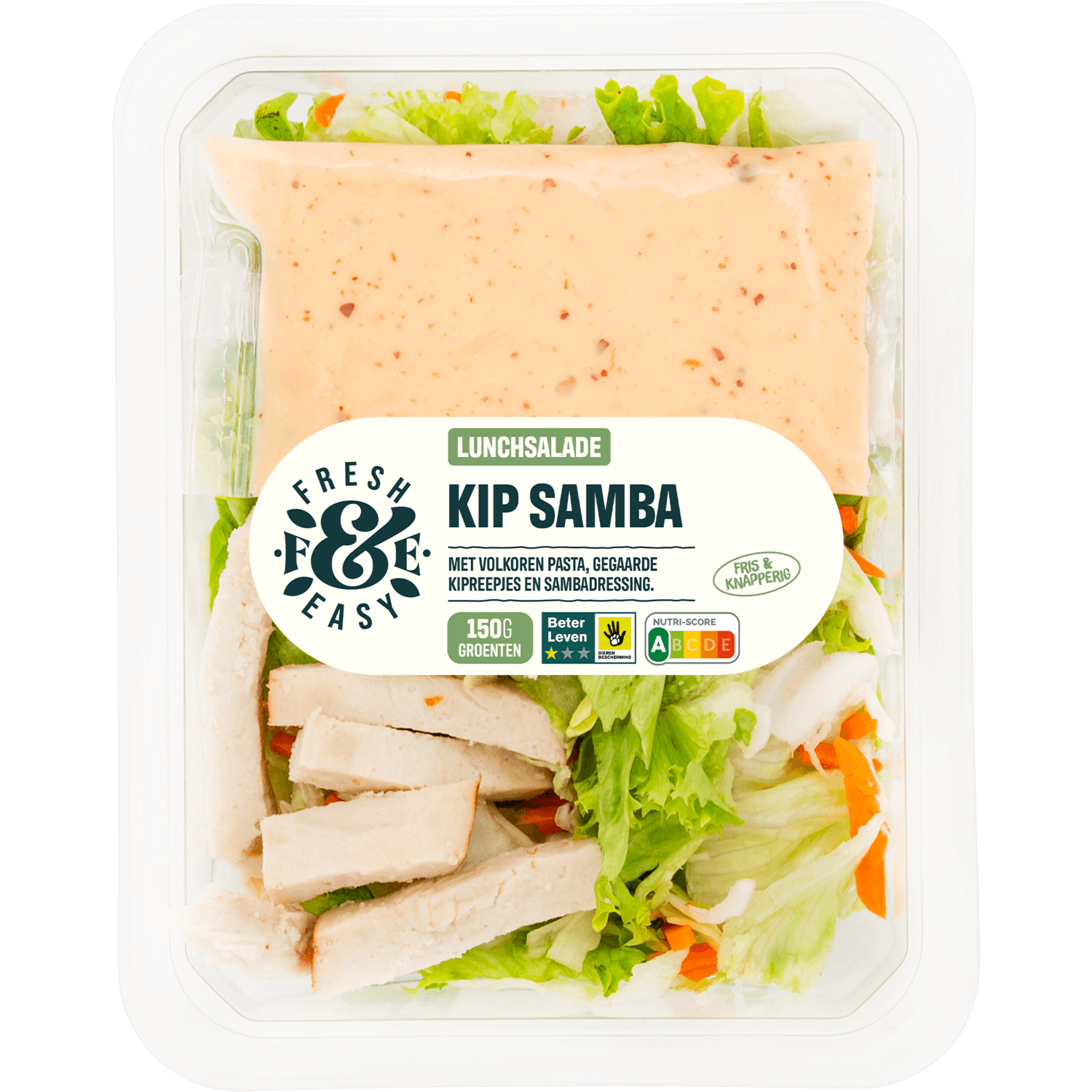 Fresh & easy Lunchsalade kip samba