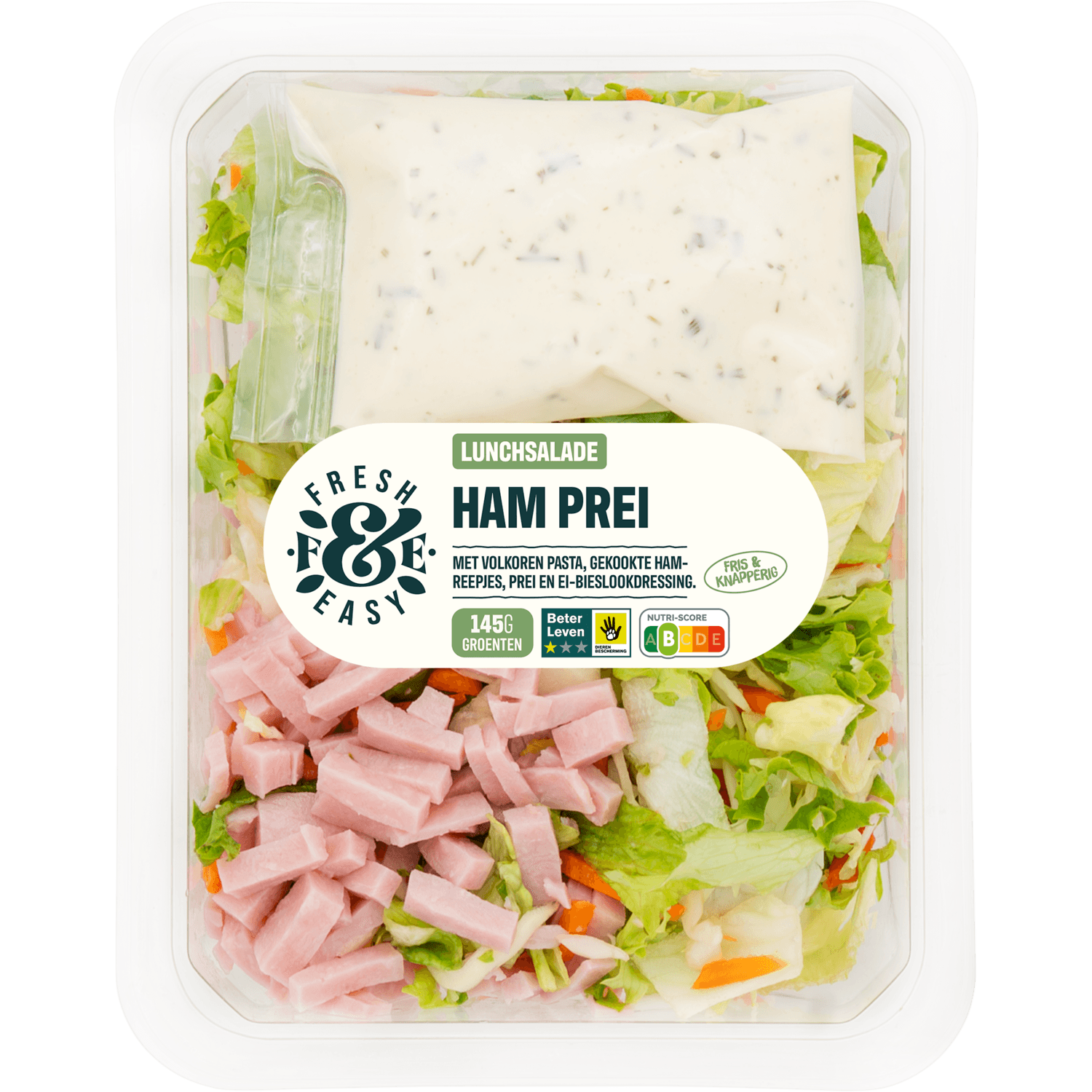 Fresh & easy Lunchsalade ham prei