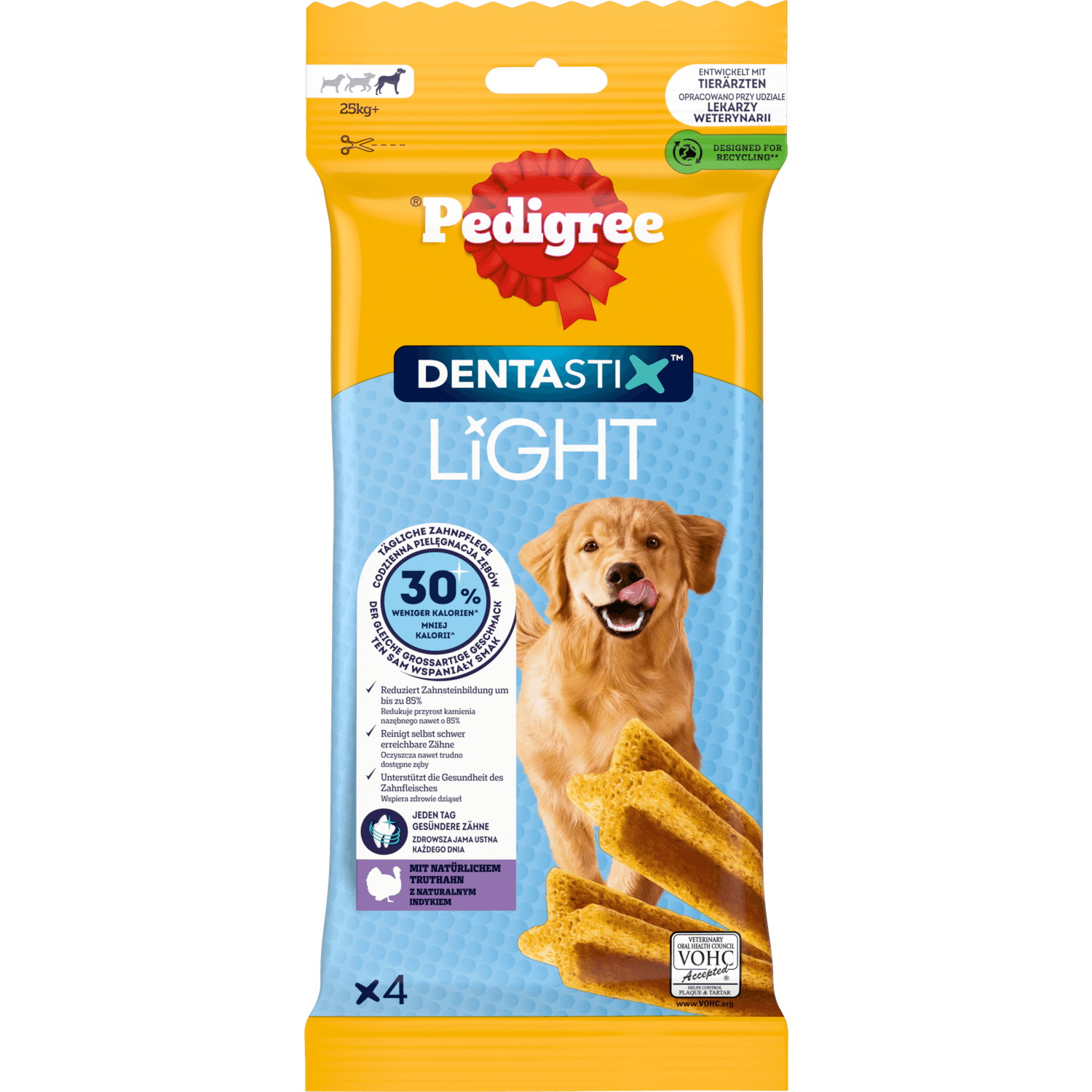 Pedigree Hondensnacks dentastix light maxi 4st.