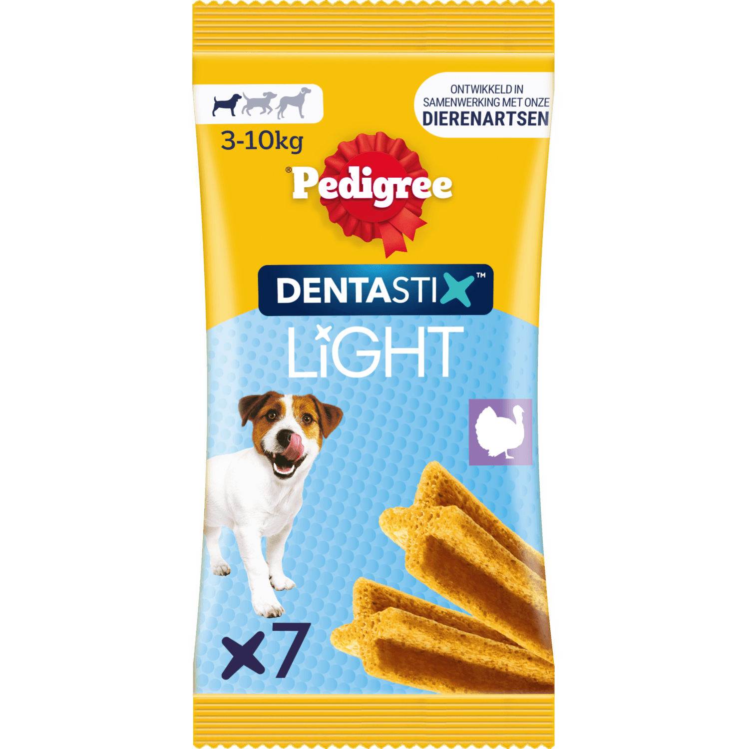 Pedigree Hondensnacks dentastix light mini 7st.