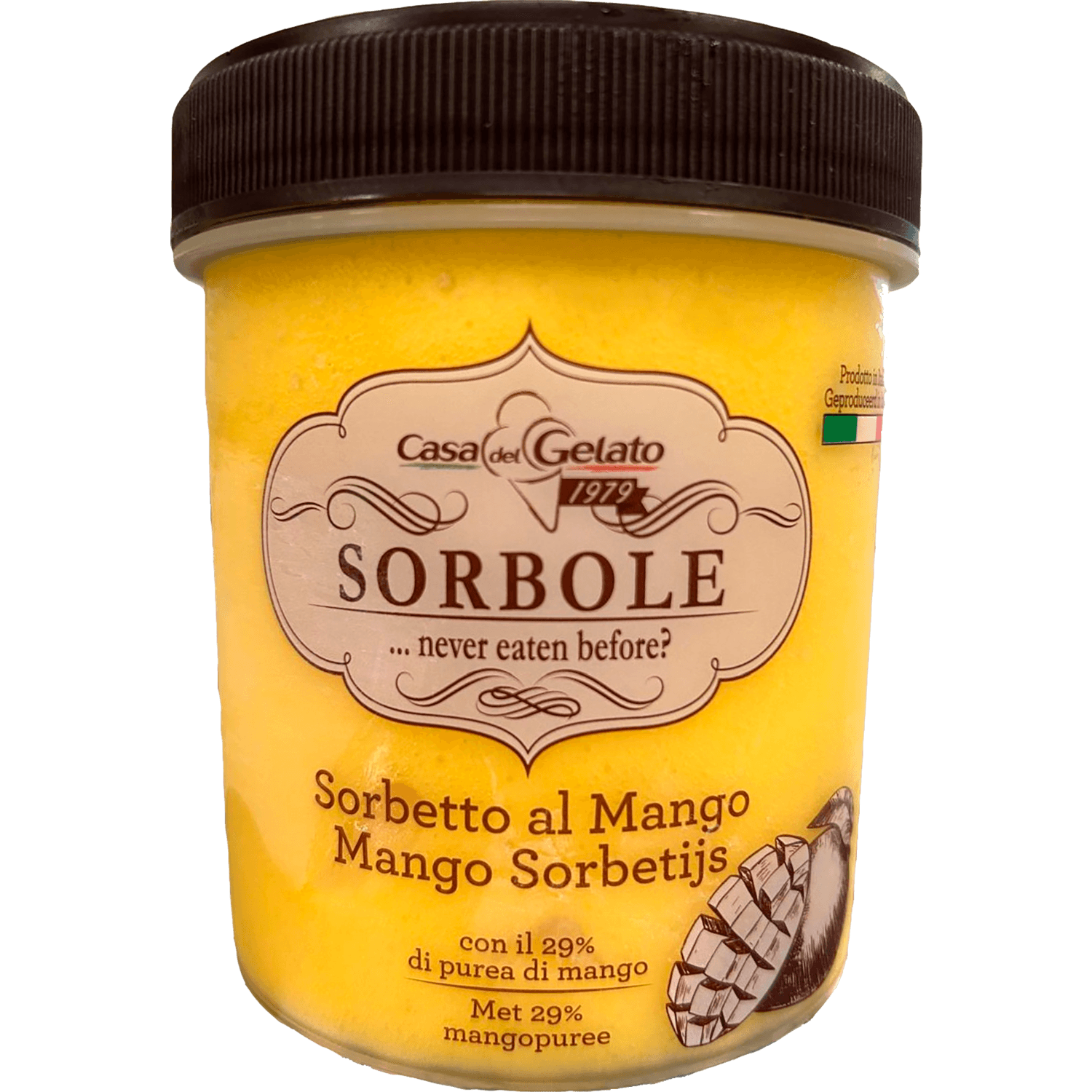 Casa del Gelato Sorbetijs mango