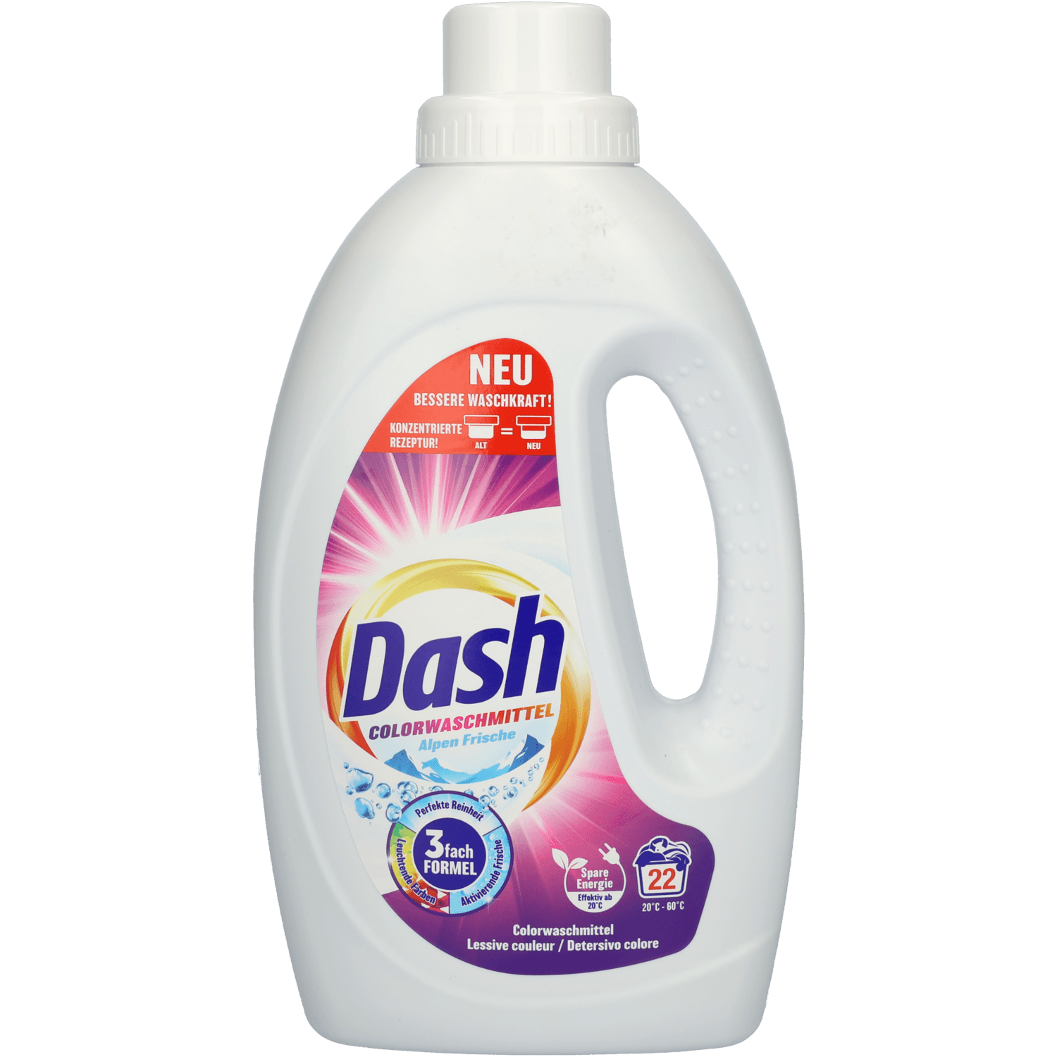 Dash Wasmiddel kleur 22 wasbeurten