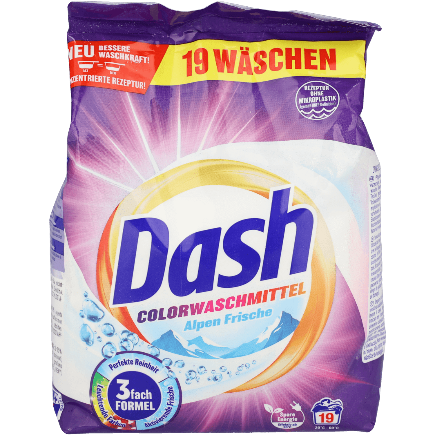 Dash Waspoeder kleur 19 wasbeurten