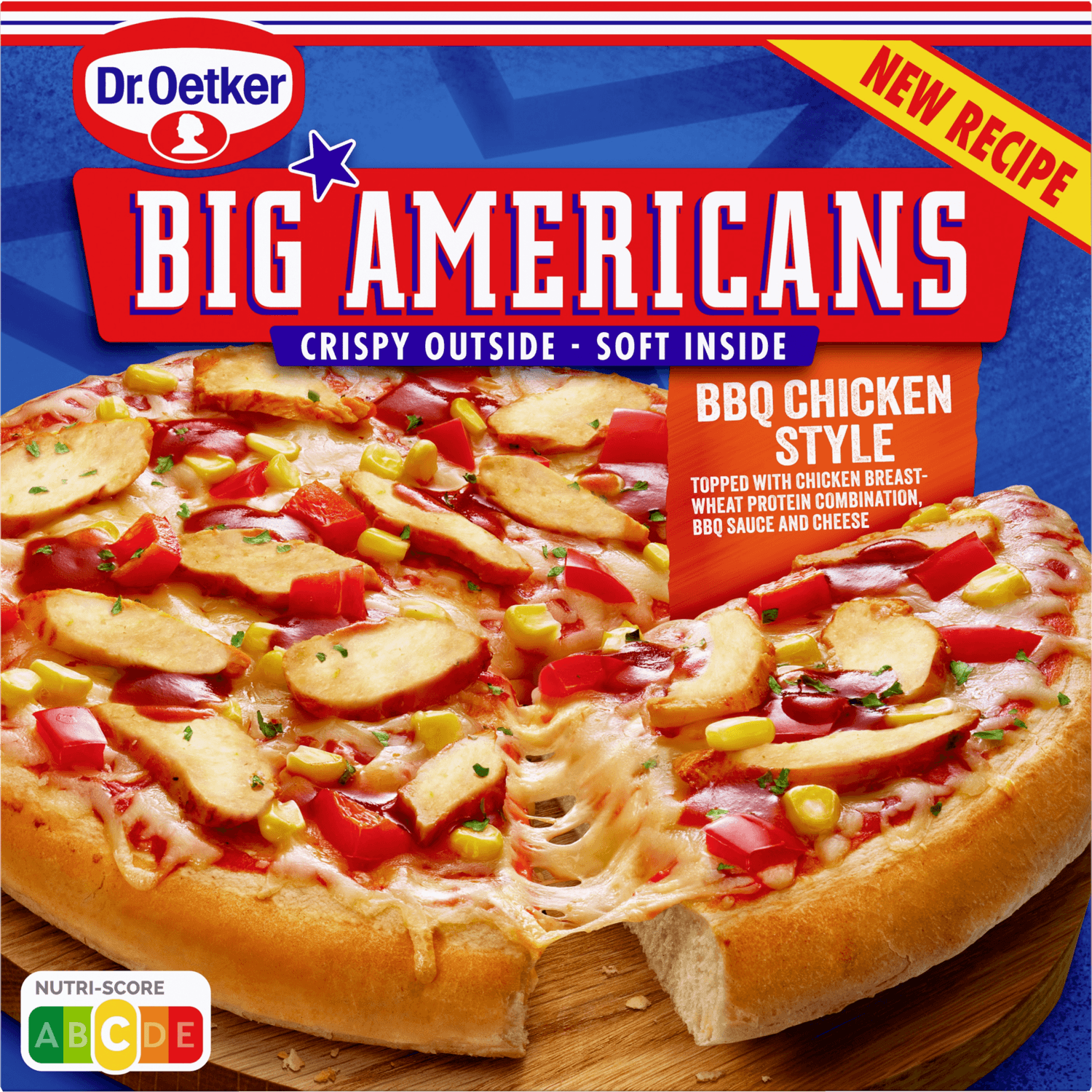 Dr. Oetker Pizza big americans bbq chicken