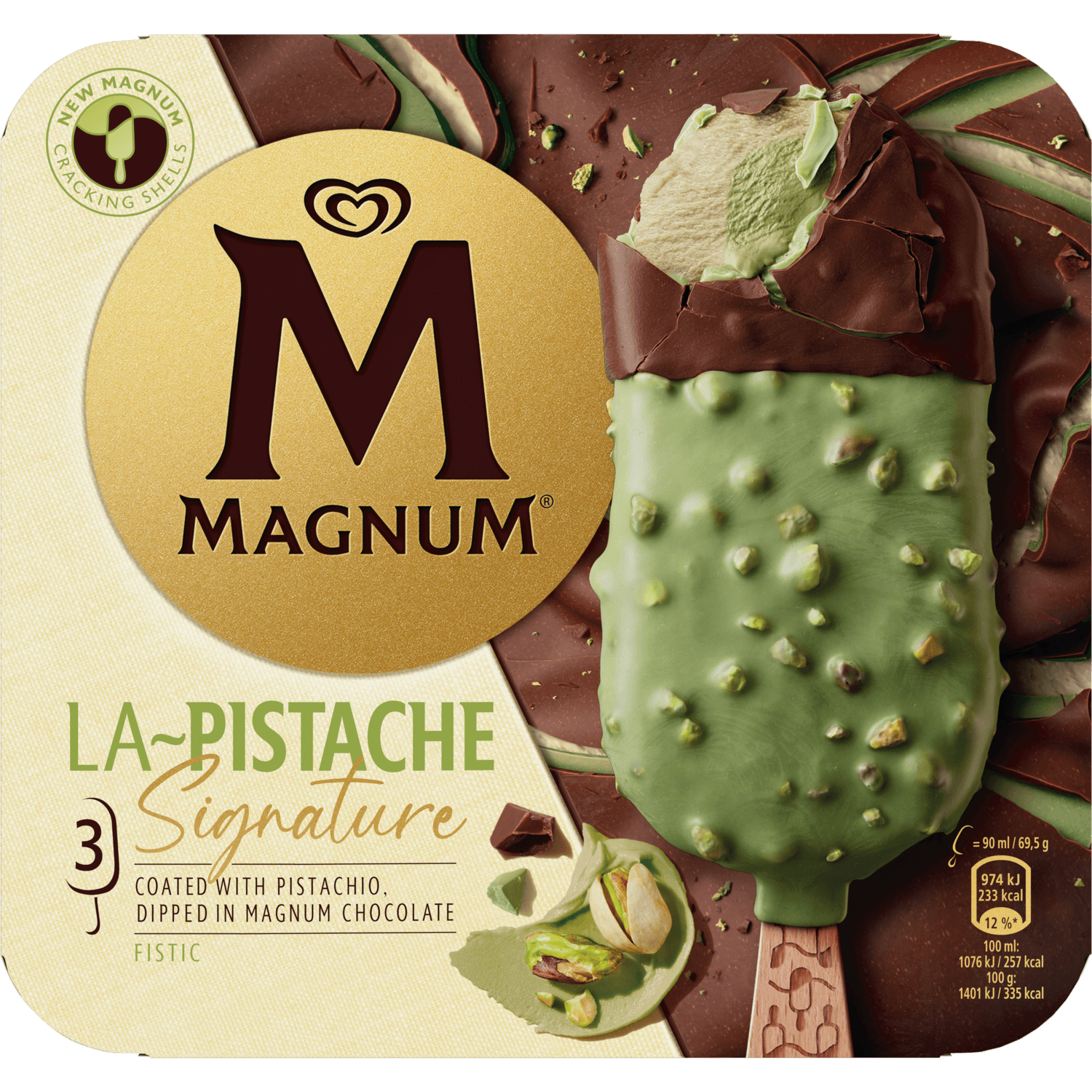 Ola Magnum la pistache 3 st.