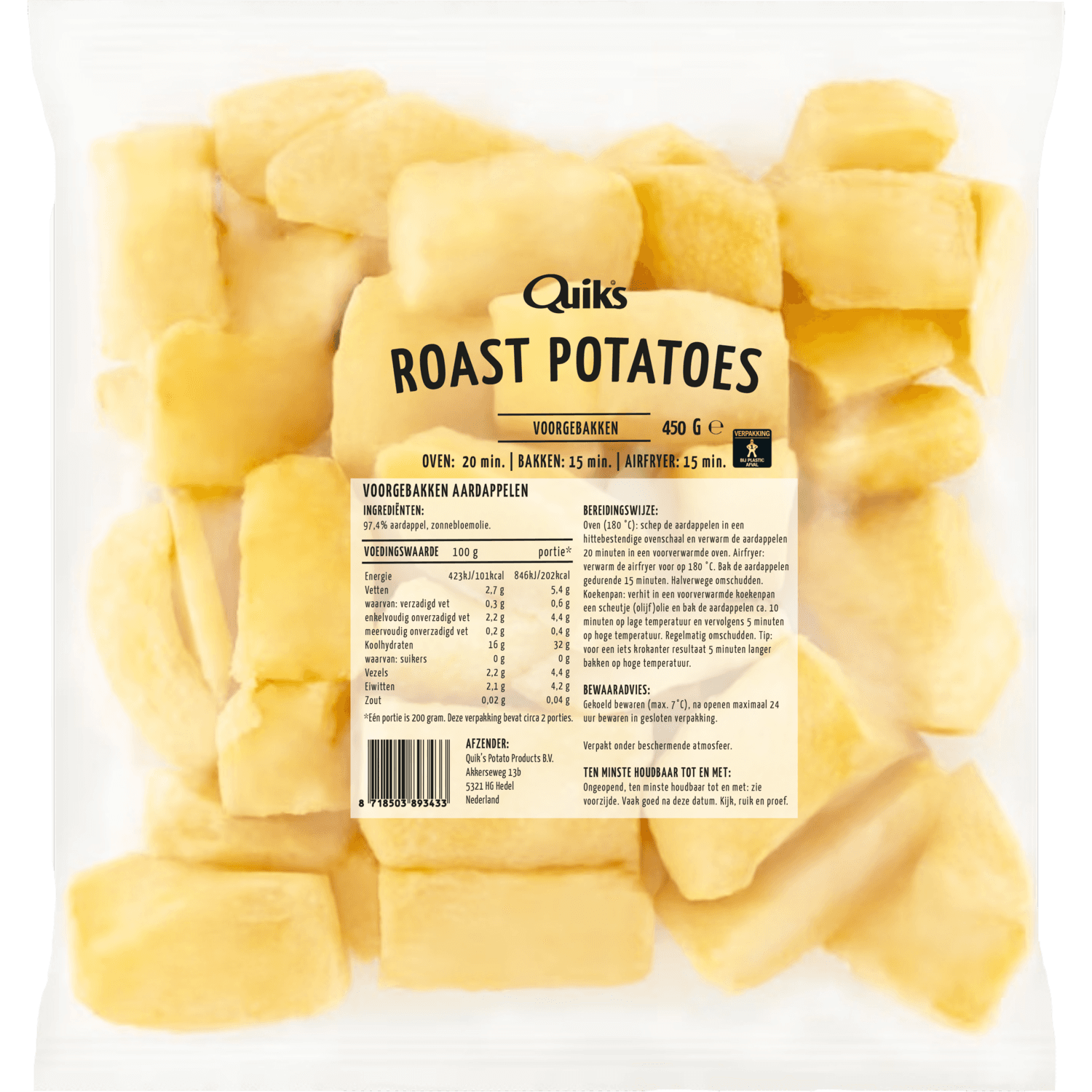 Quiks Roast potatoes
