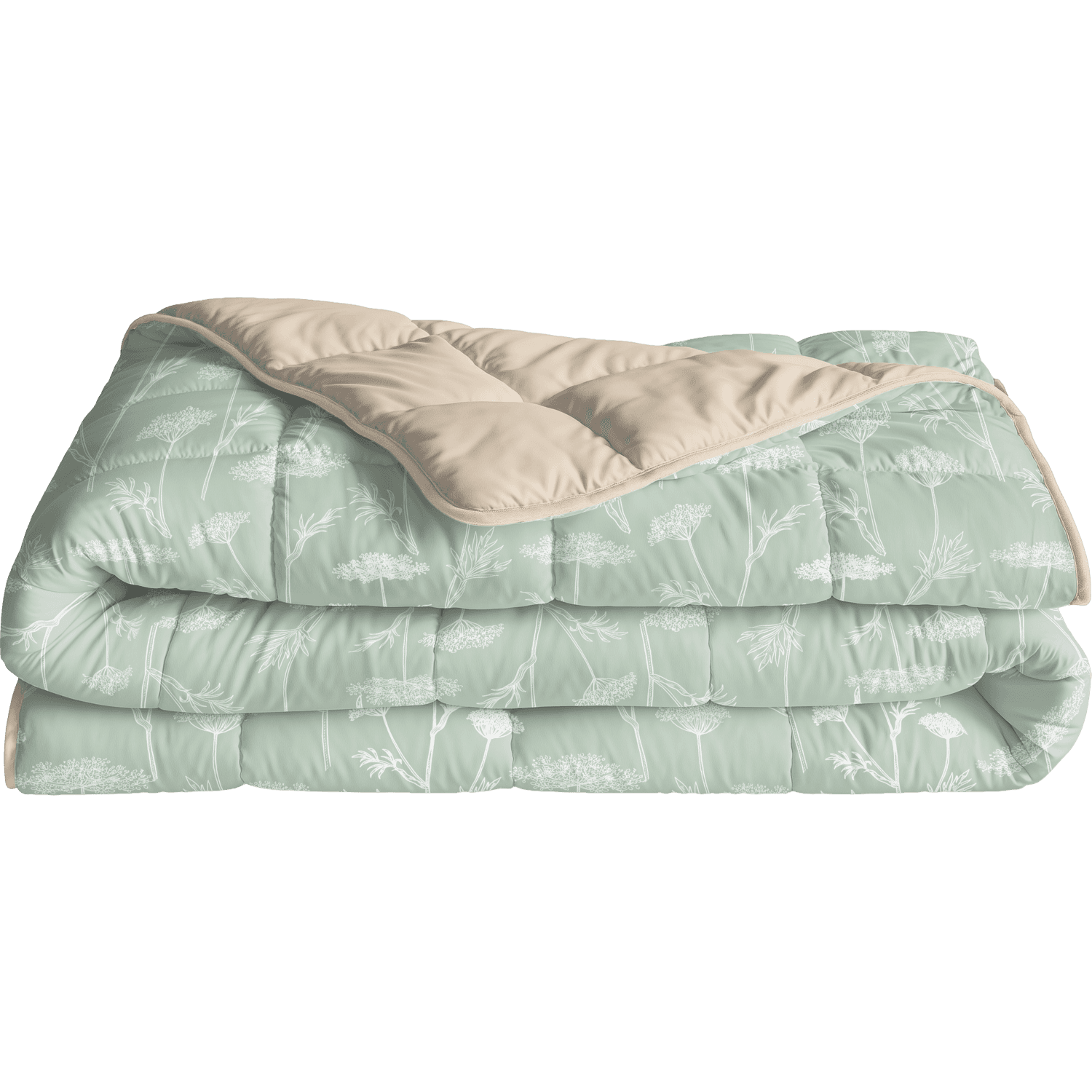 Bedrukt zomerdeken 240x200cm met kussenslopen ass.